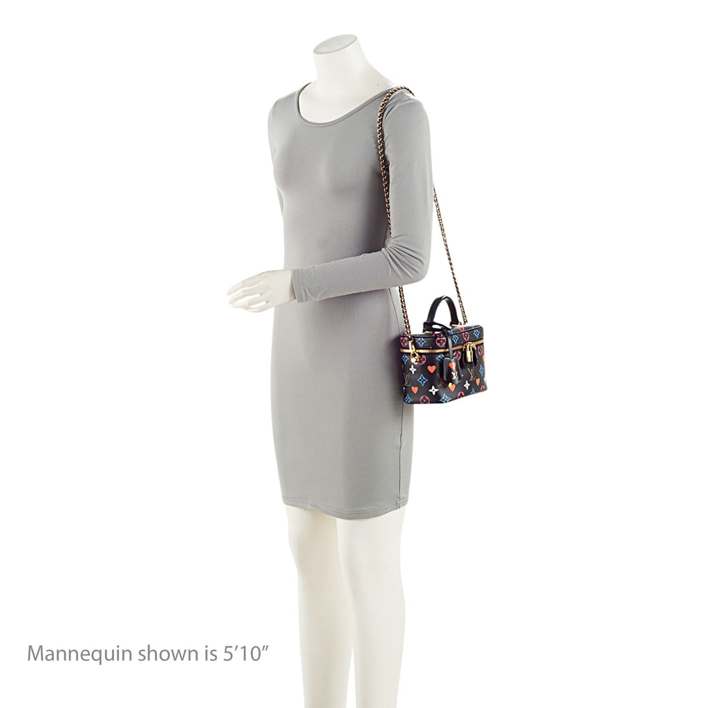 Louis Vuitton Limited Edition Monogram Canvas Game On Vanity PM Shoulder Bag
