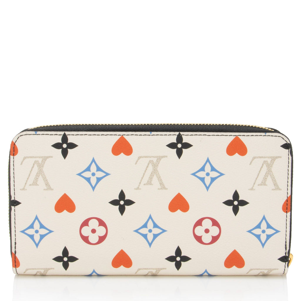 Louis Vuitton Limited Edition Monogram Canvas Game On Zippy Wallet