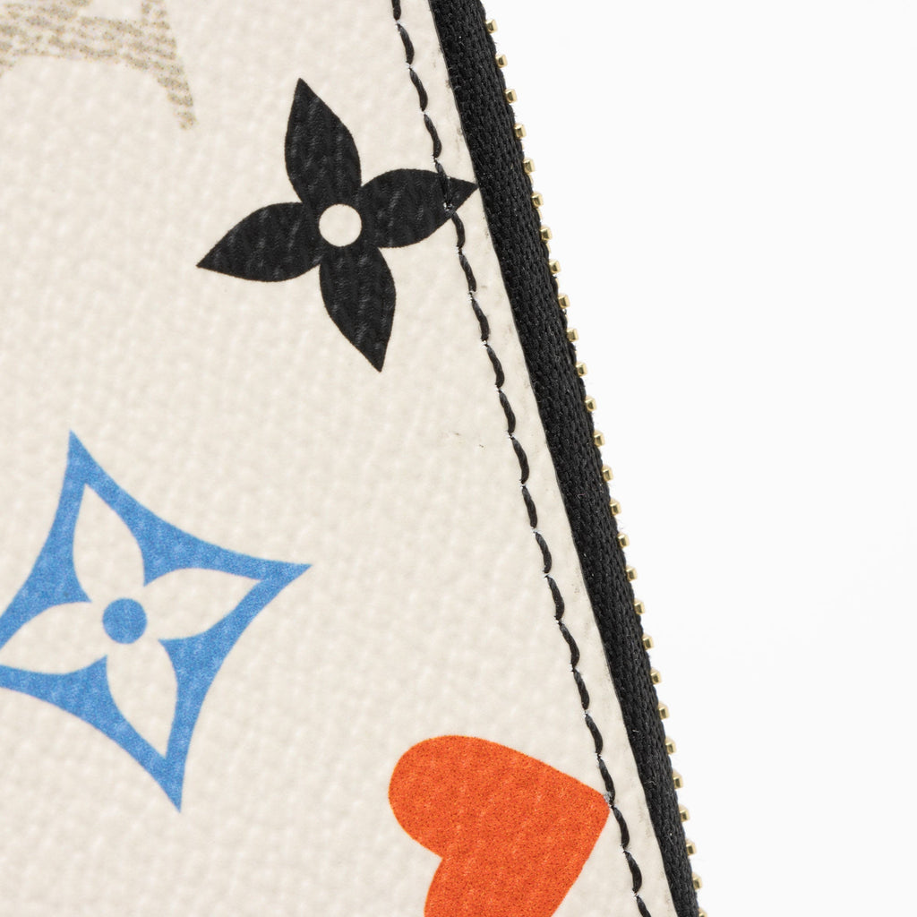 Louis Vuitton Limited Edition Monogram Canvas Game On Zippy Wallet