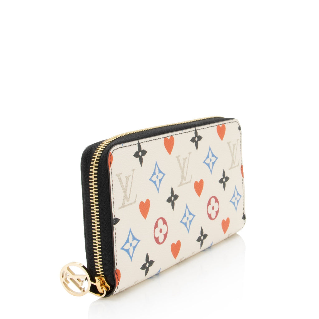 Louis Vuitton Limited Edition Monogram Canvas Game On Zippy Wallet