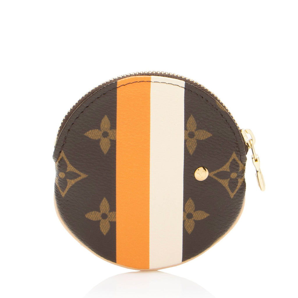Louis Vuitton Limited Edition Monogram Canvas Groom Round Coin Pouch