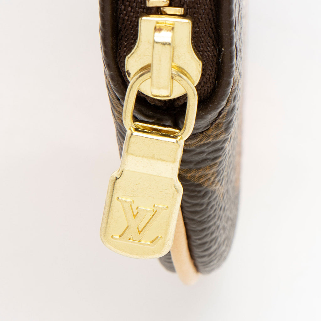 Louis Vuitton Limited Edition Monogram Canvas Groom Round Coin Pouch
