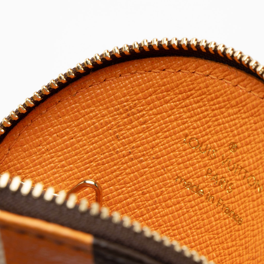 Louis Vuitton Limited Edition Monogram Canvas Groom Round Coin Pouch