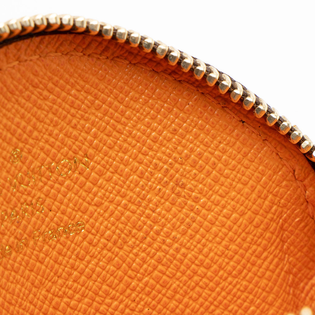 Louis Vuitton Limited Edition Monogram Canvas Groom Round Coin Pouch