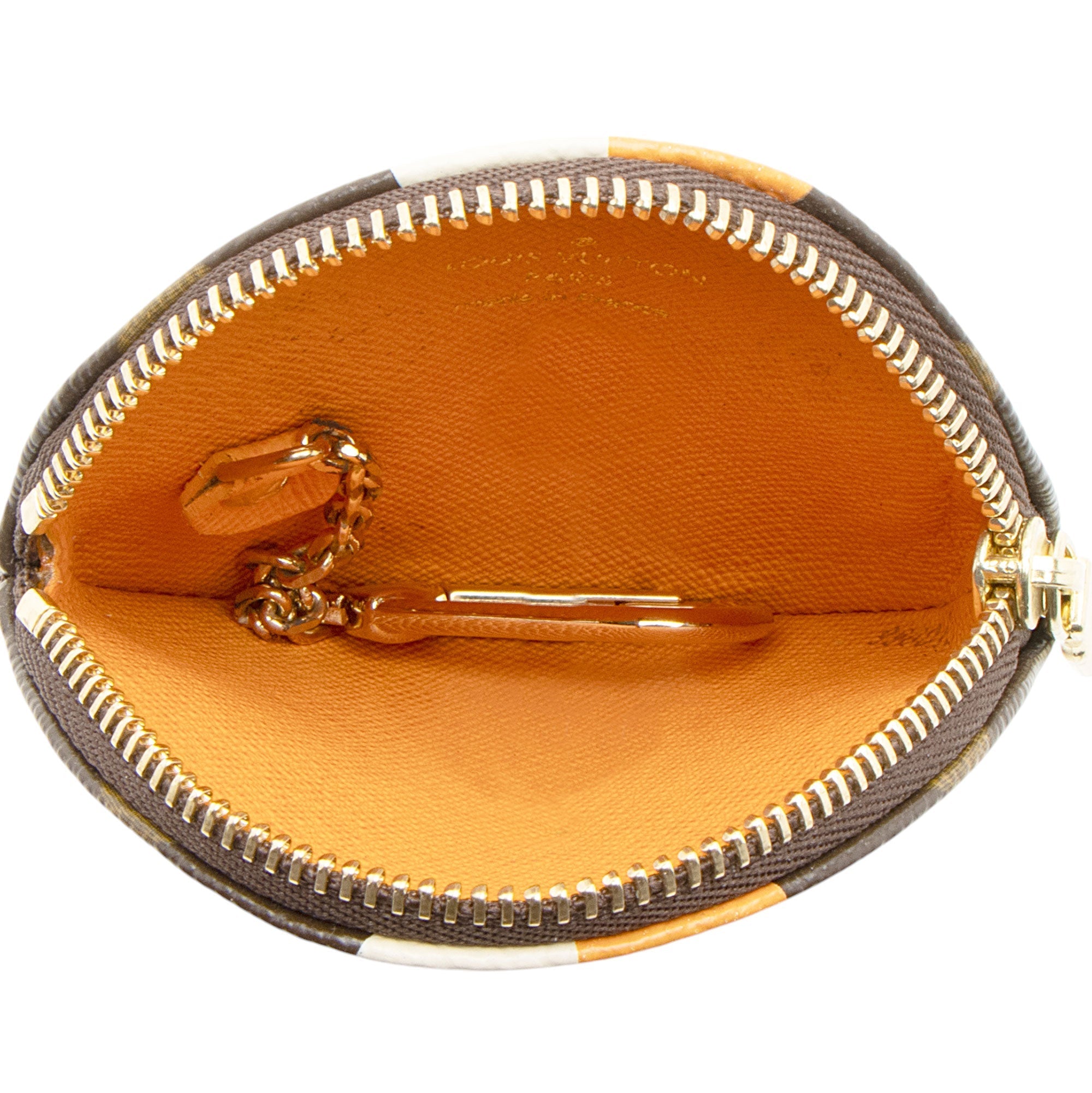 Louis Vuitton Limited Edition Monogram Canvas Groom Round Coin Pouch