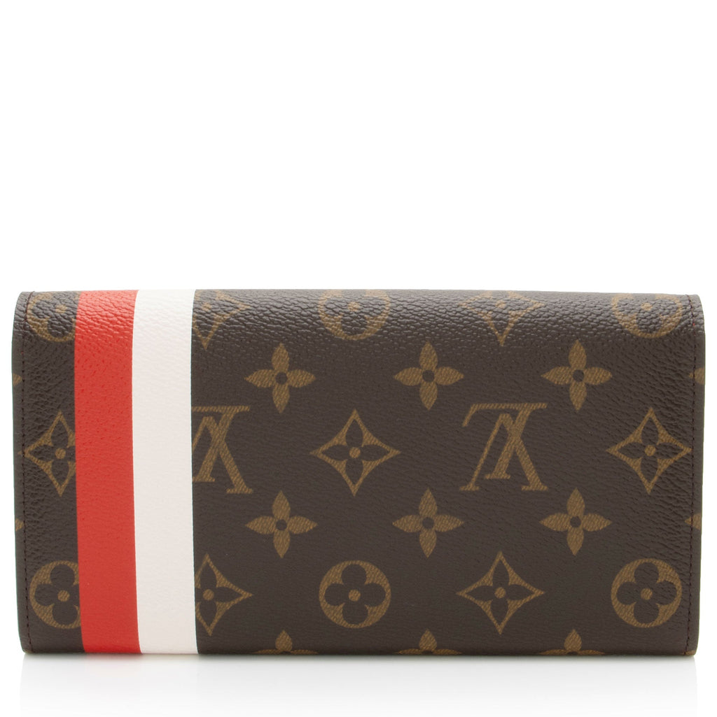 Louis Vuitton Limited Edition Monogram Canvas Groom Sarah Wallet
