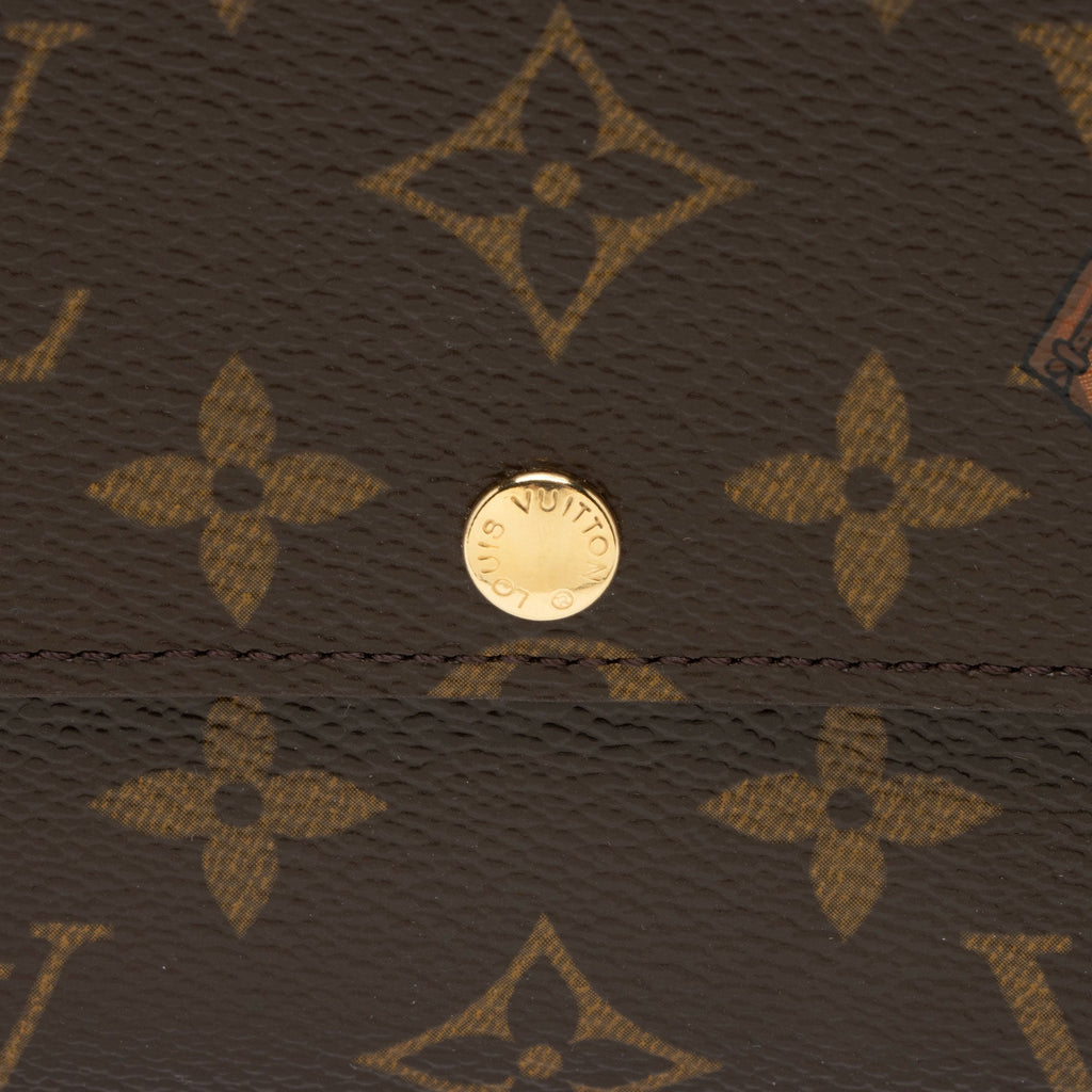 Louis Vuitton Limited Edition Monogram Canvas Groom Sarah Wallet
