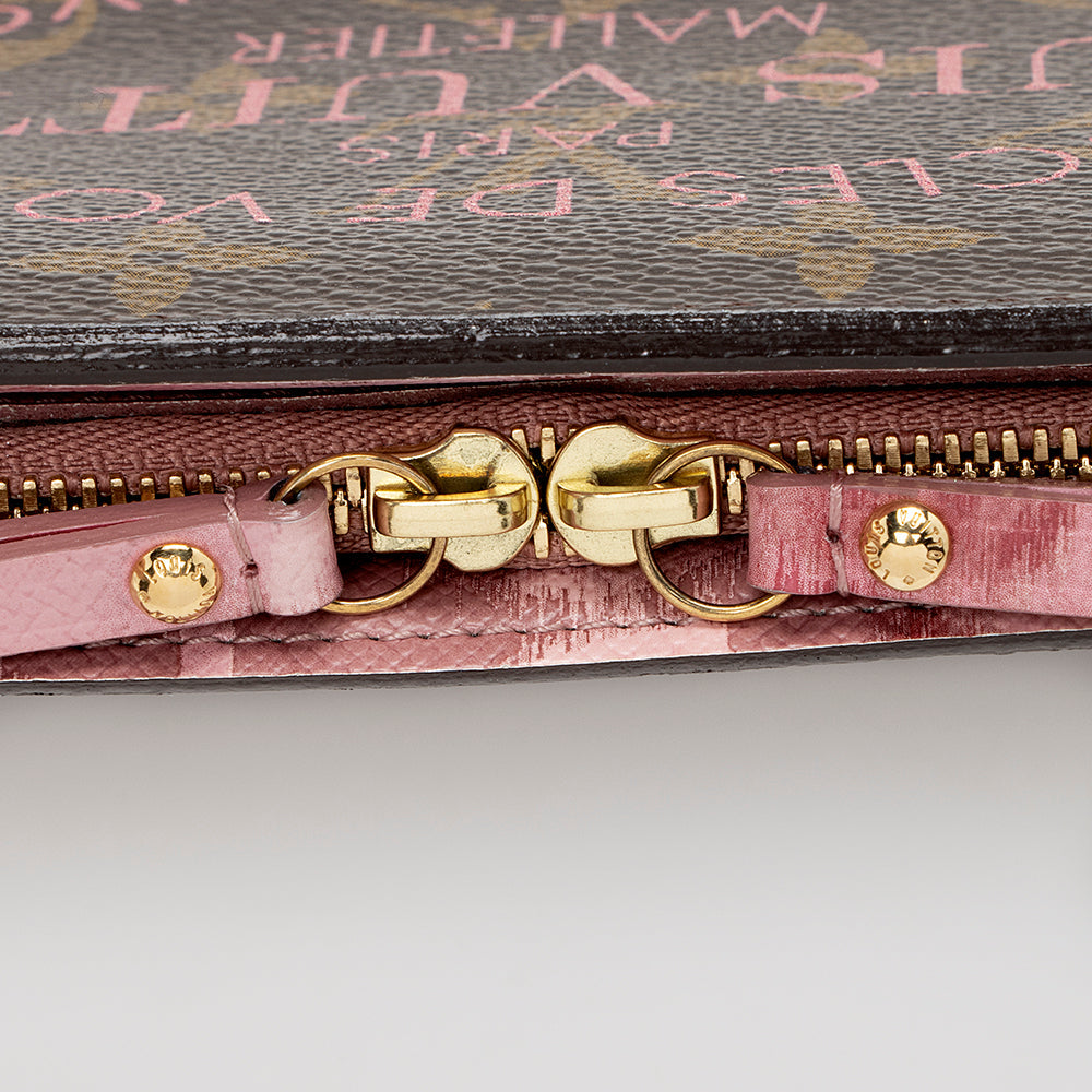 Louis Vuitton Limited Edition Monogram Canvas Ikat Insolite Wallet (SHF-17366)