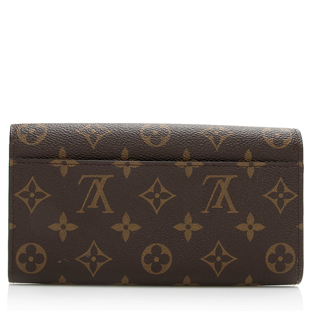 Louis Vuitton Limited Edition Monogram Canvas Illustre Transatlantic Sarah Wallet (SHF-21535)