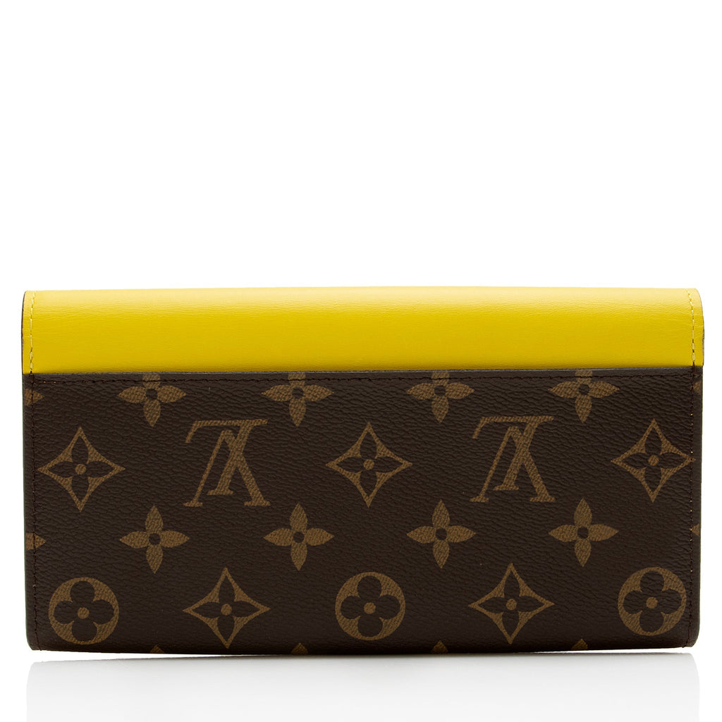 Louis Vuitton Limited Edition Monogram Canvas Juane Tribal Mask Sarah Wallet (SHF-22927)