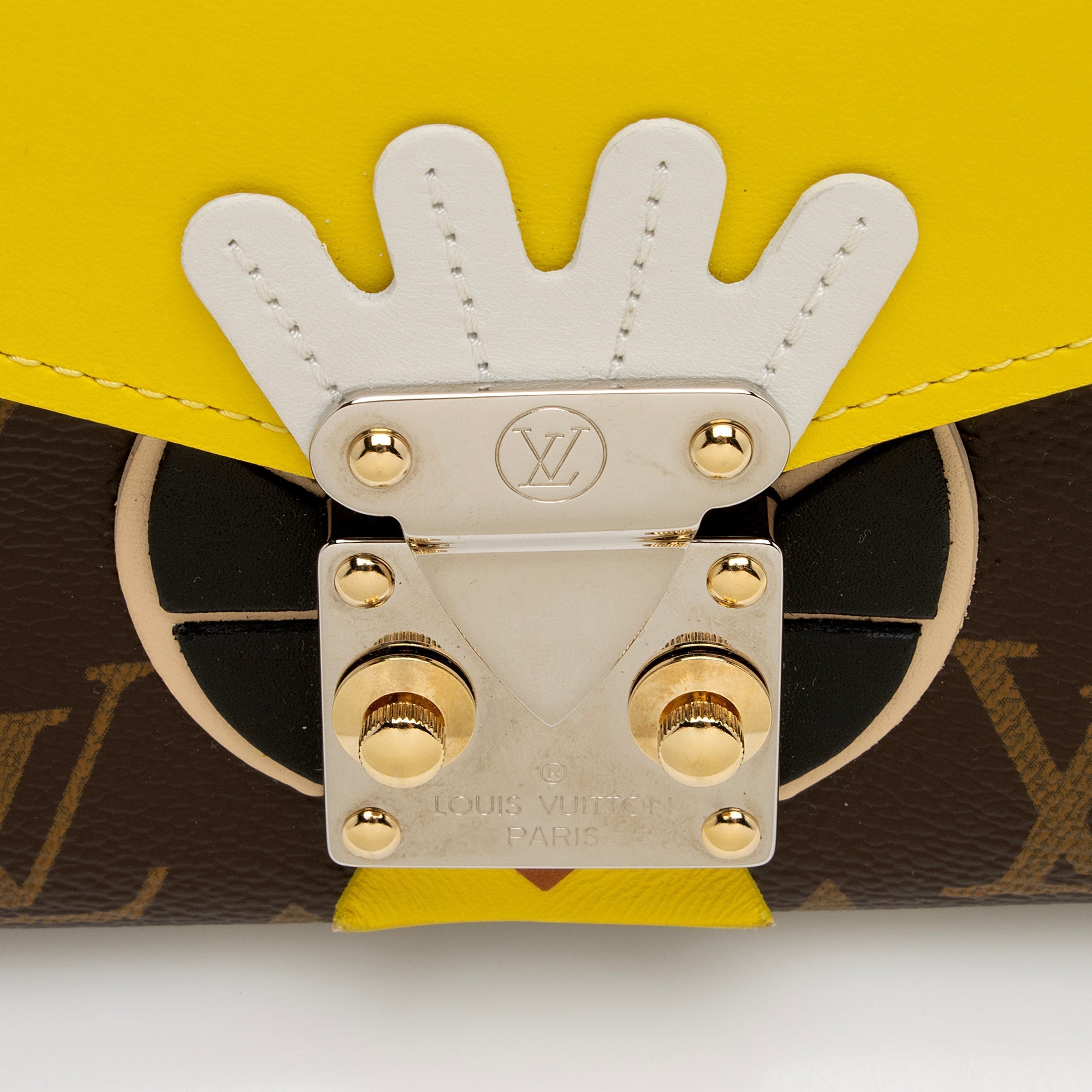 Louis Vuitton Limited Edition Monogram Canvas Juane Tribal Mask Sarah Wallet (SHF-22927)