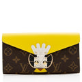 Louis Vuitton Limited Edition Monogram Canvas Juane Tribal Mask Sarah Wallet (SHF-22927)