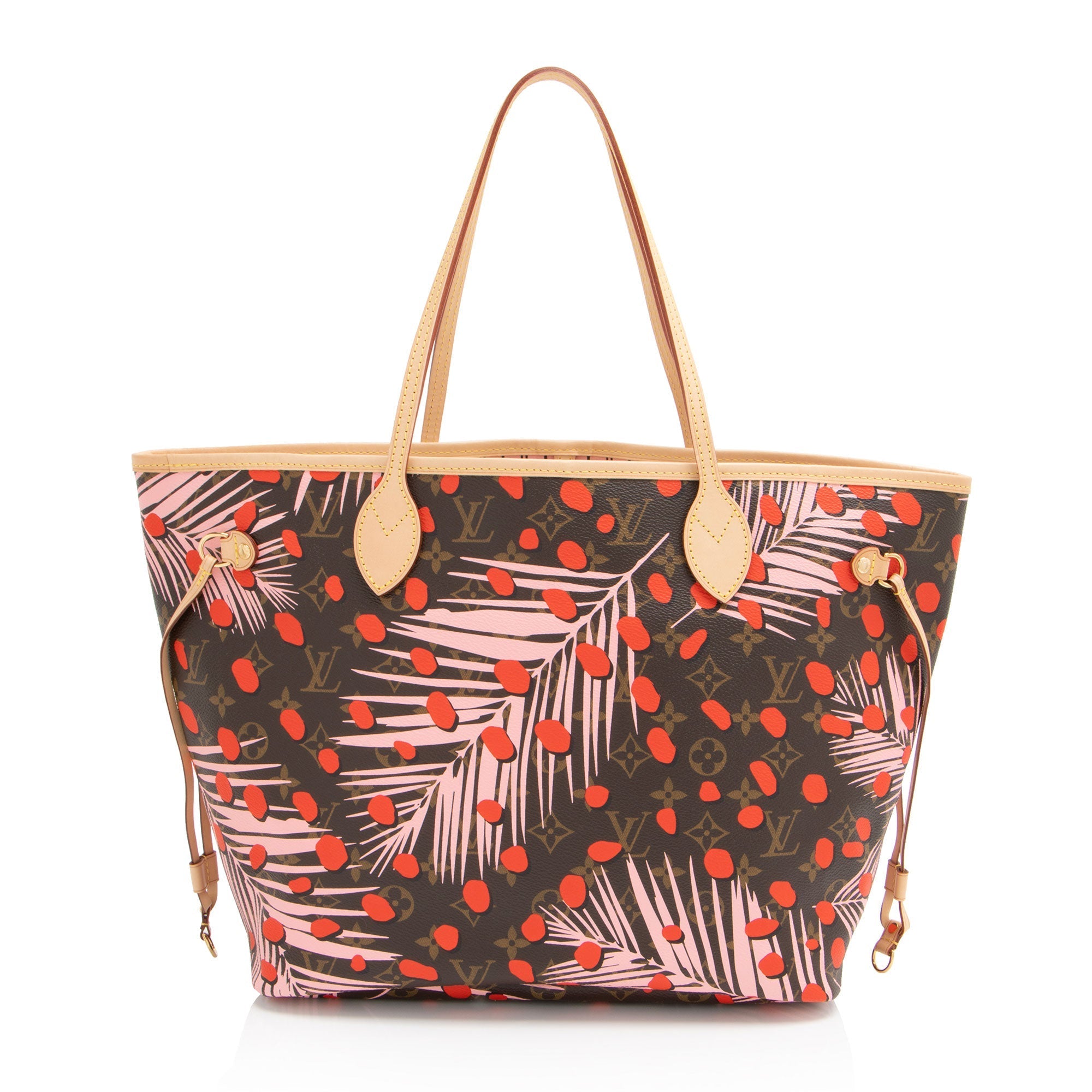 Louis Vuitton Limited Edition Monogram Canvas Jungle Dots Neverfull MM Tote (SHF-2fbYtR)