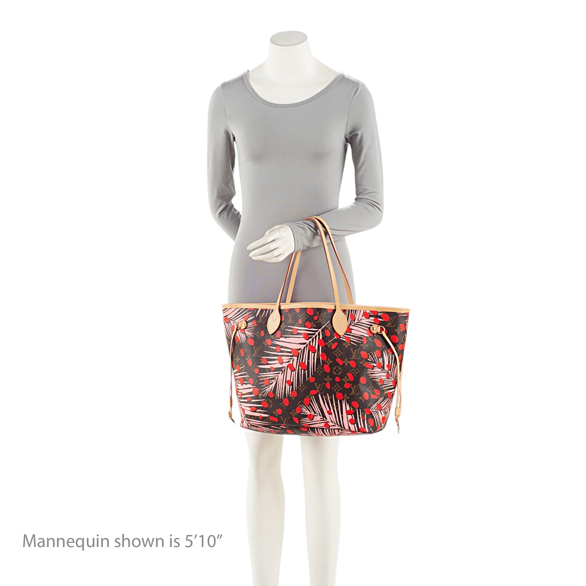 Louis Vuitton Limited Edition Monogram Canvas Jungle Dots Neverfull MM Tote (SHF-2fbYtR)