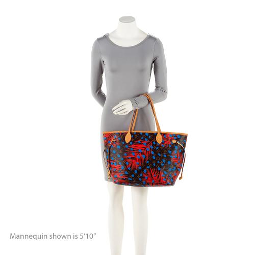 Louis Vuitton Limited Edition Monogram Canvas Jungle Dots Neverfull MM Tote