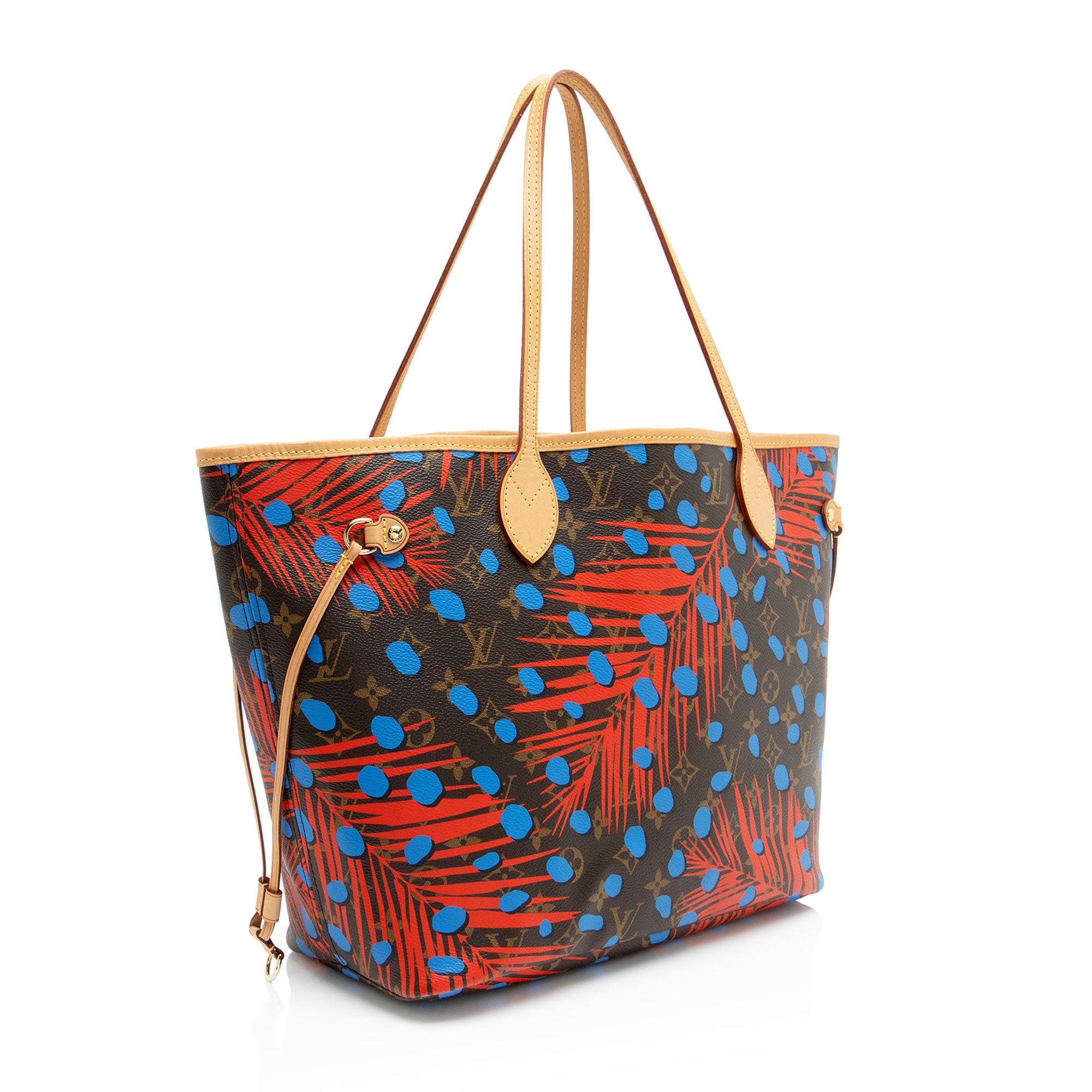 Louis Vuitton Limited Edition Monogram Canvas Jungle Dots Neverfull MM Tote