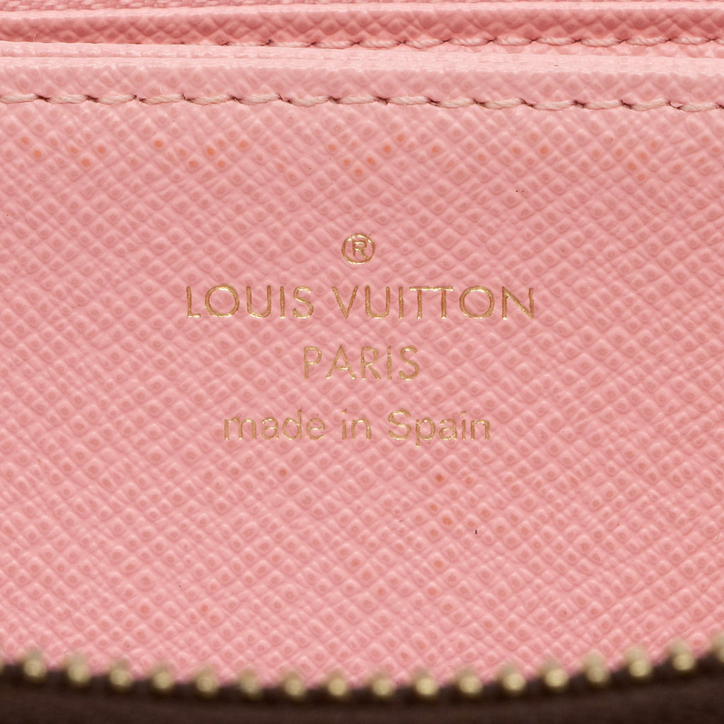Louis Vuitton Limited Edition Monogram Canvas Jungle Dots Zippy Wallet (SHF-9GbbQX)