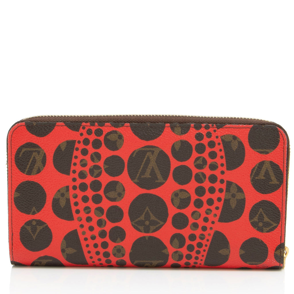 Louis Vuitton Limited Edition Monogram Canvas Kusama Zippy Wallet