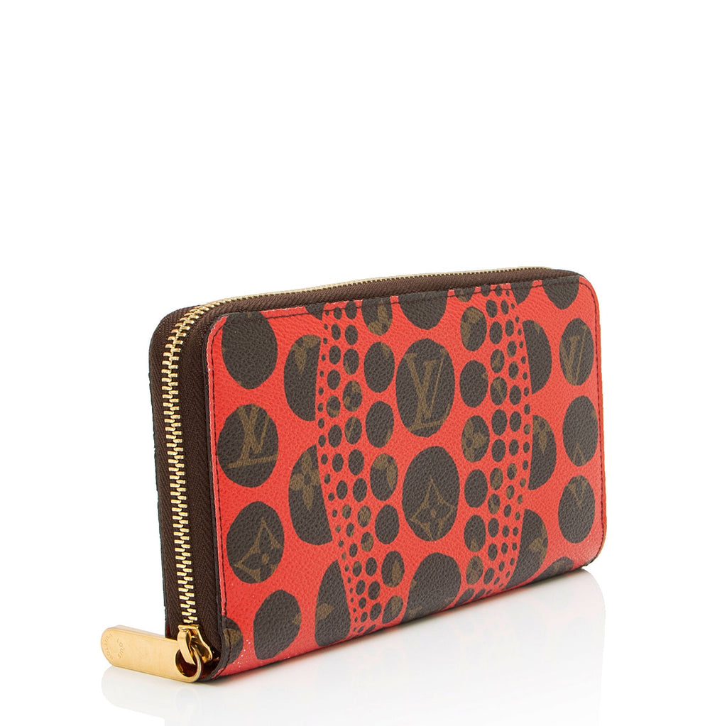 Louis Vuitton Limited Edition Monogram Canvas Kusama Zippy Wallet