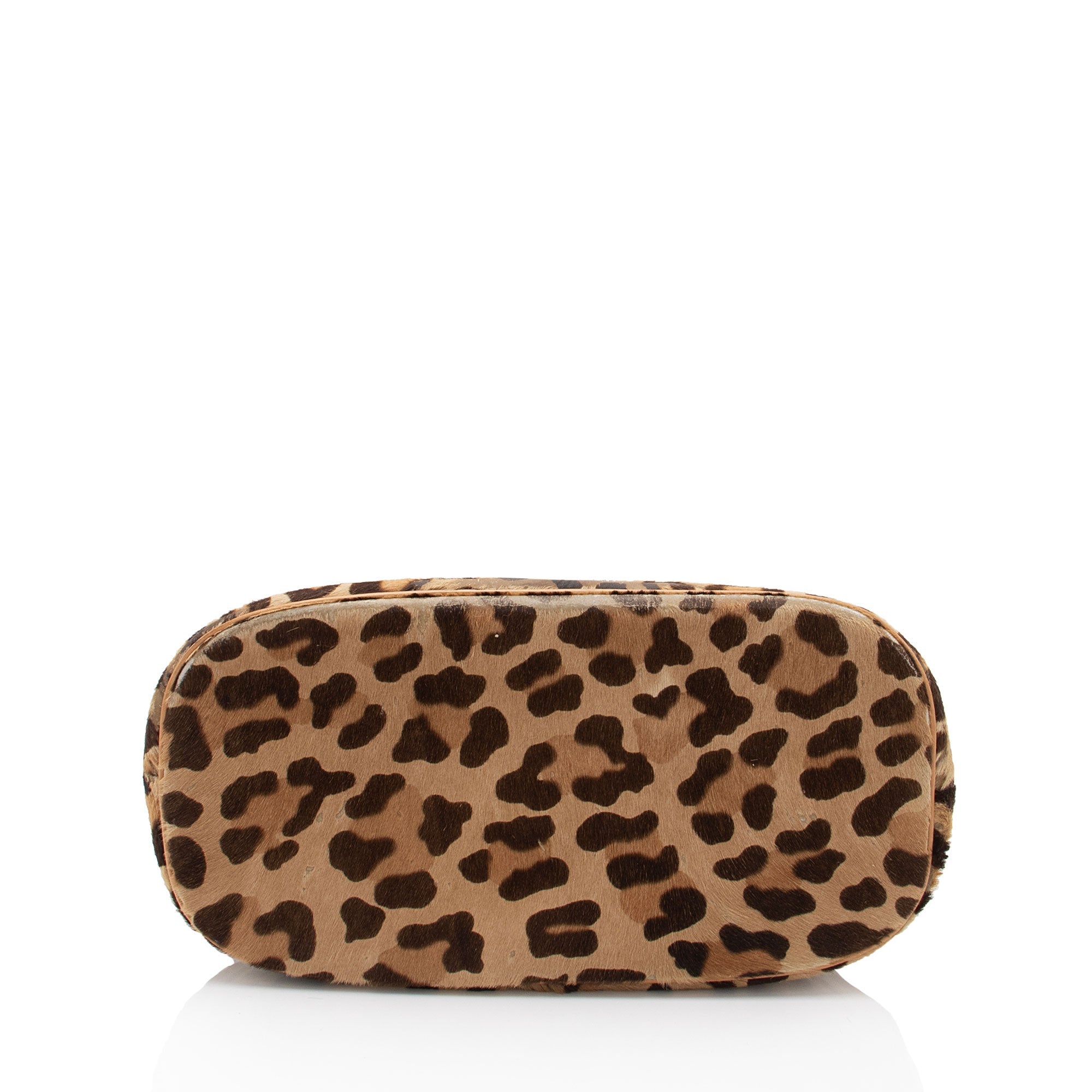 Louis Vuitton Limited Edition Monogram Canvas Leopard Pony Hair Allia Alma Satchel (SHF-7m3MG9)