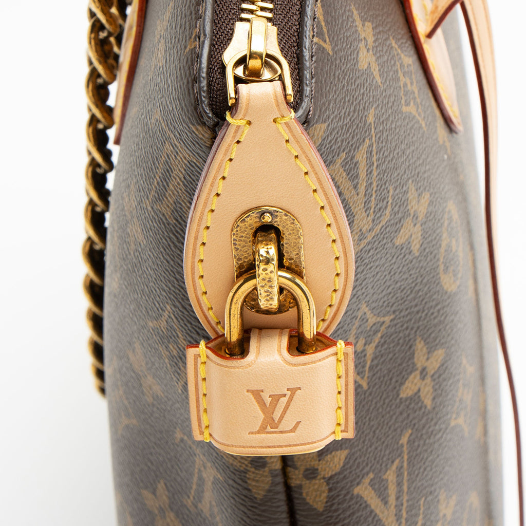 Louis Vuitton Limited Edition Monogram Canvas Lockit Chain MM Satchel