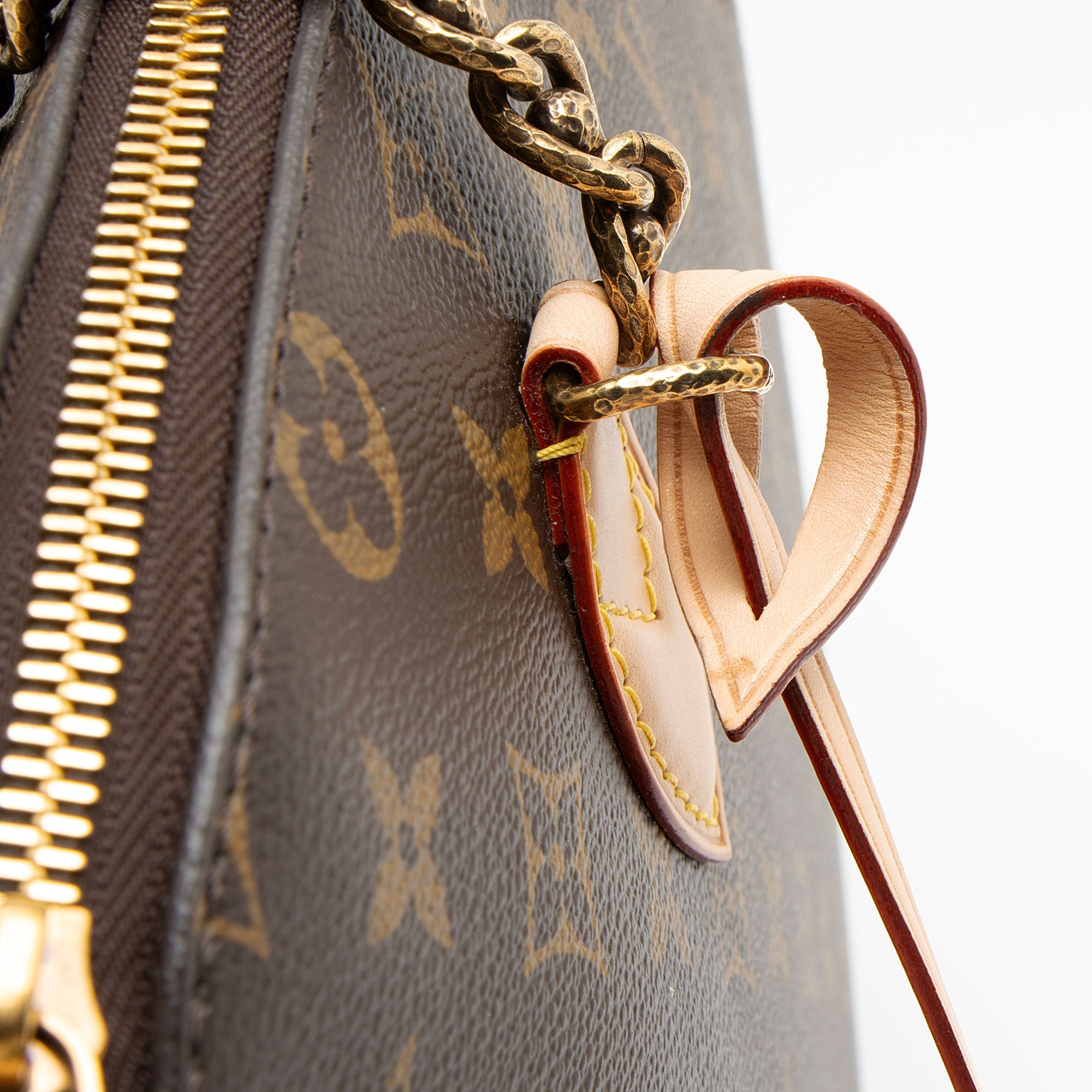 Louis Vuitton Limited Edition Monogram Canvas Lockit Chain MM Satchel