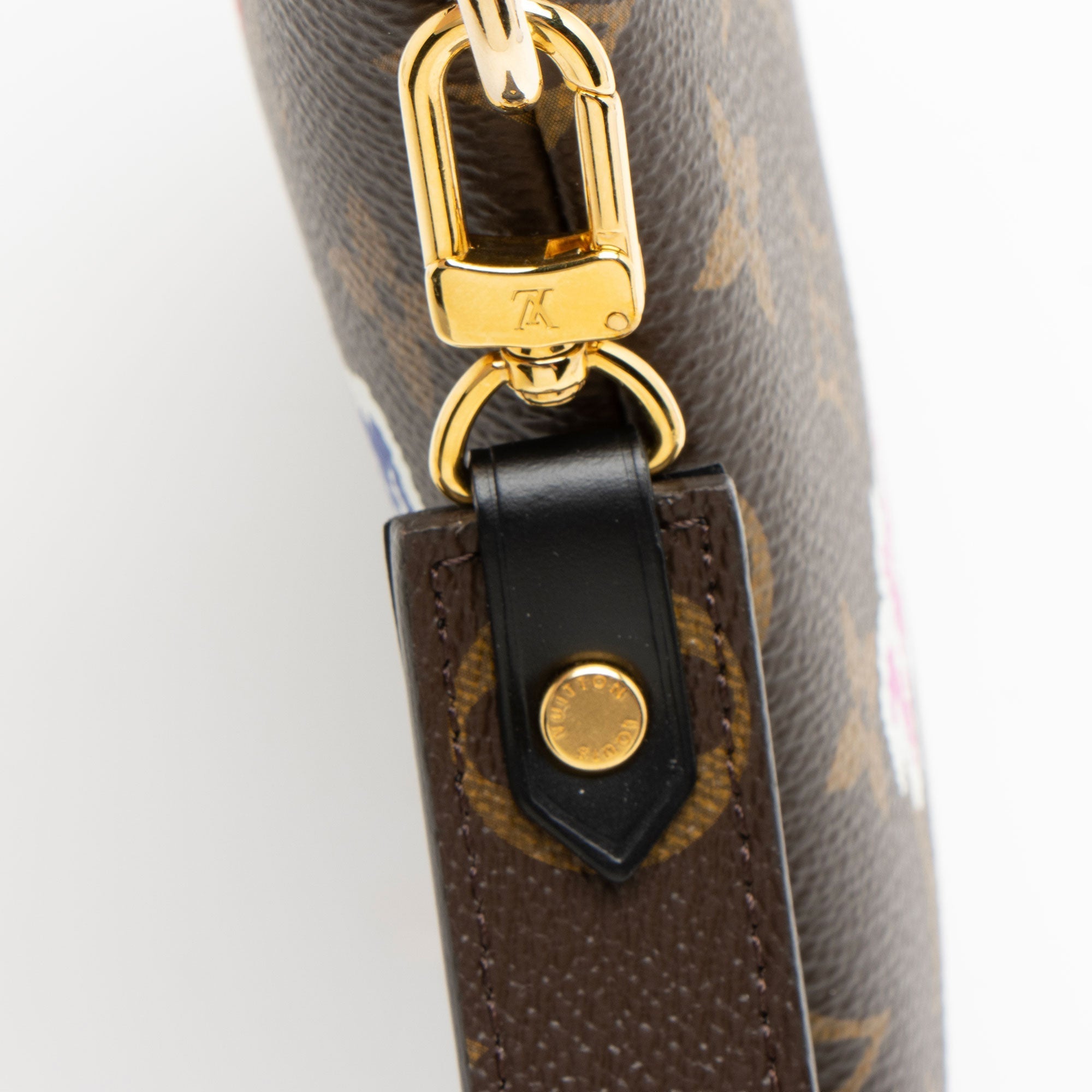 Louis Vuitton Limited Edition Monogram Canvas Patches City Pouch
