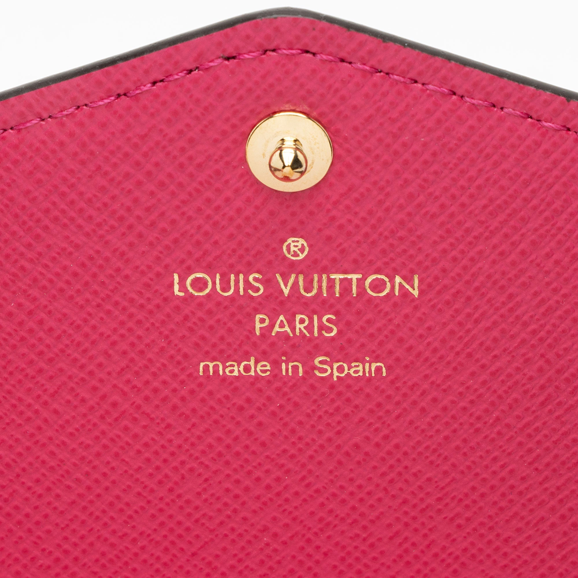 Louis Vuitton Limited Edition Monogram Canvas Patches Sarah Wallet
