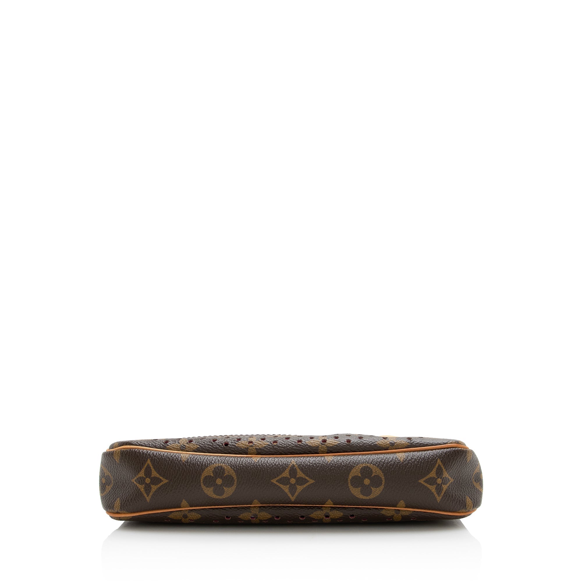 Louis Vuitton Limited Edition Monogram Canvas Perforated Pochette (SHF-22741)