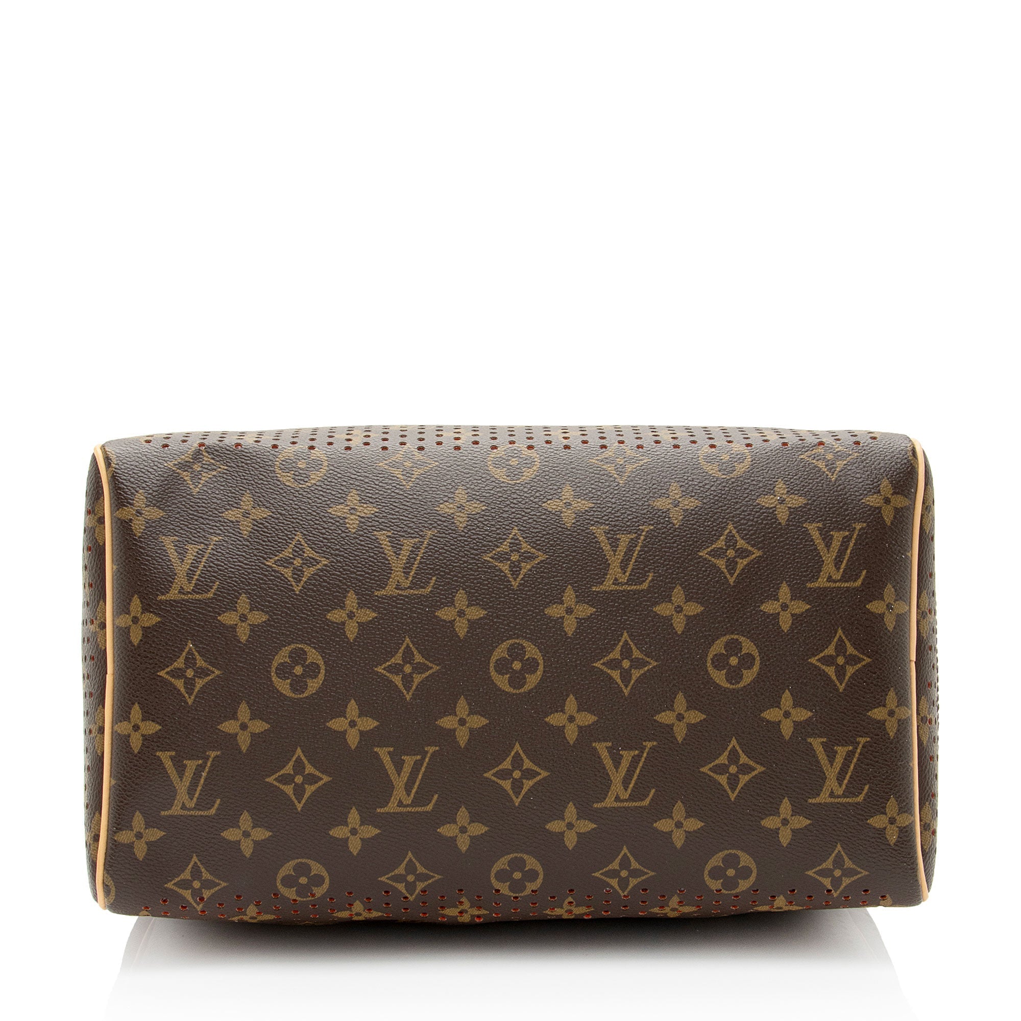 Louis Vuitton Limited Edition Monogram Canvas Perforated Speedy 30 Satchel (SHF-zo9Uue)
