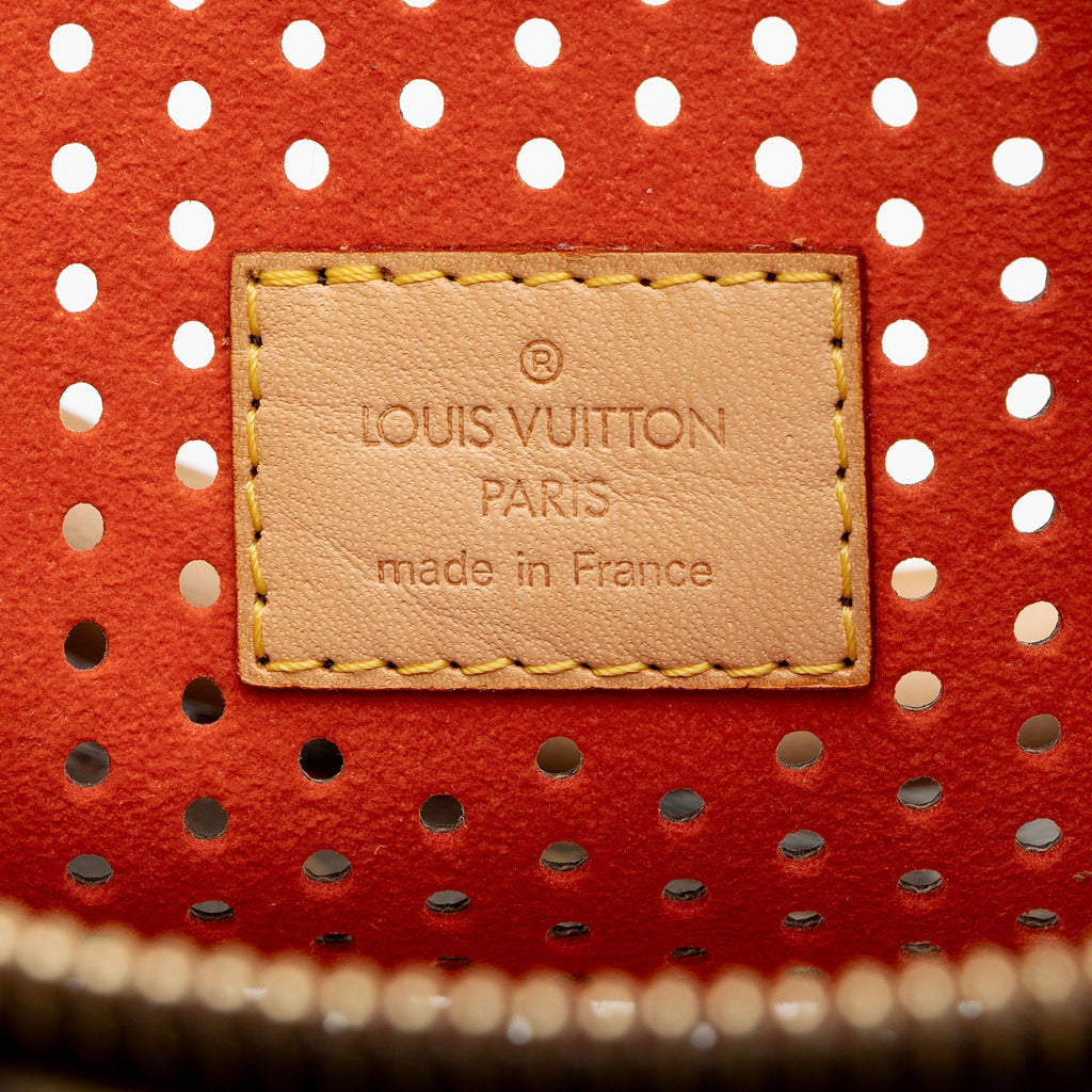 Louis Vuitton Limited Edition Monogram Canvas Perforated Speedy 30 Satchel (SHF-zo9Uue)