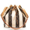 Louis Vuitton Limited Edition Monogram Canvas Rayures Petit Noe Shoulder Bag