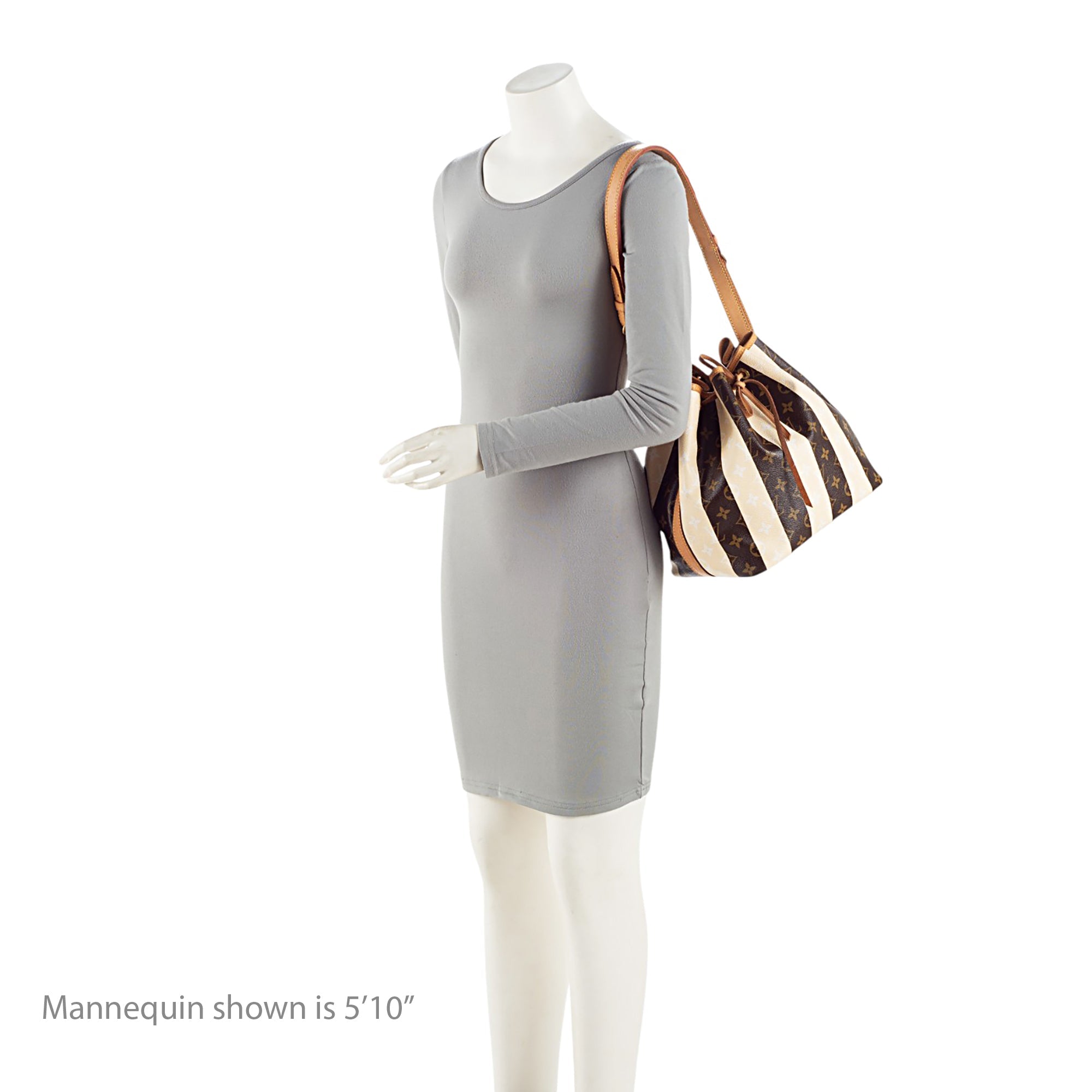 Louis Vuitton Limited Edition Monogram Canvas Rayures Petit Noe Shoulder Bag