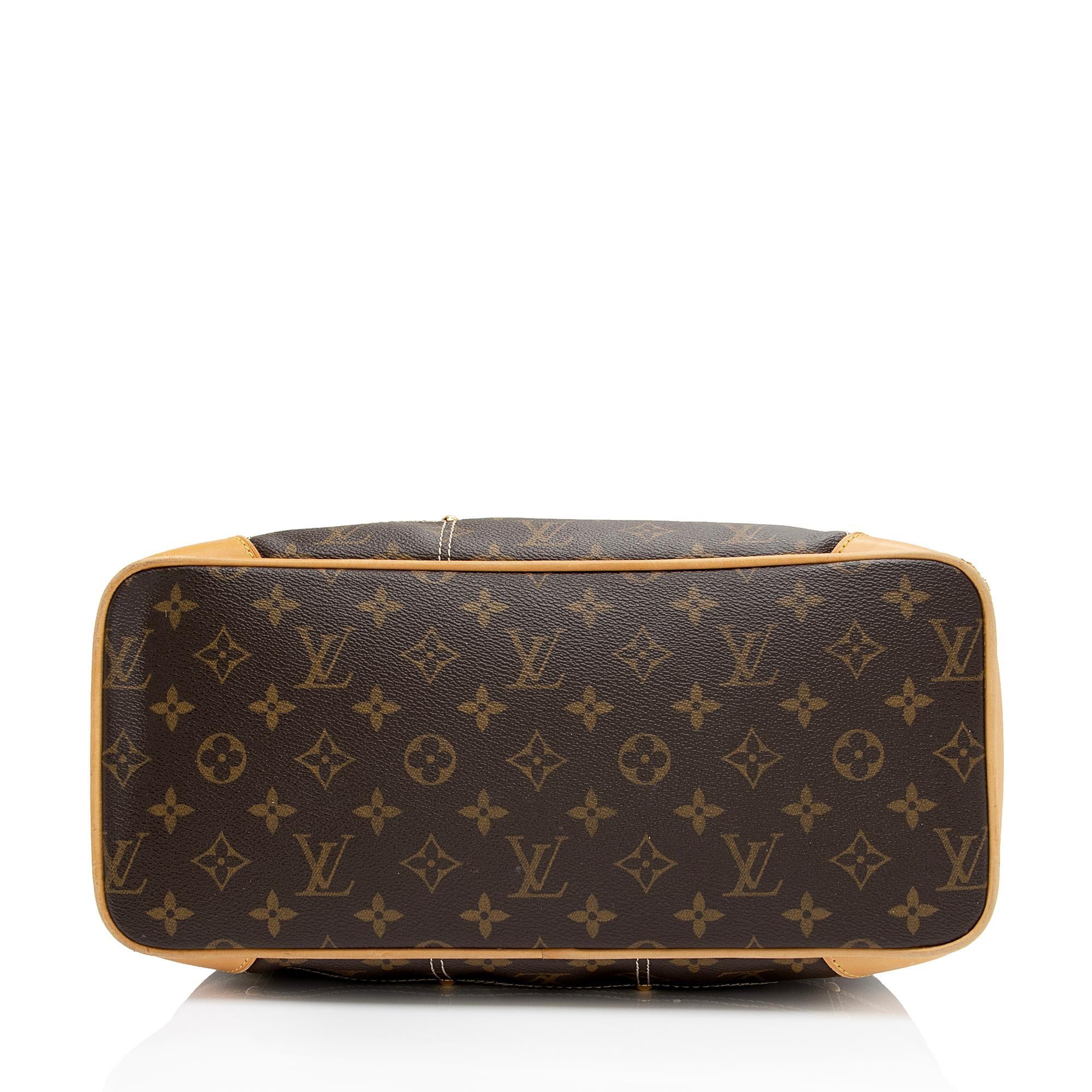Louis Vuitton Limited Edition Monogram Canvas Riveting Satchel (SHF-mL6nuz)