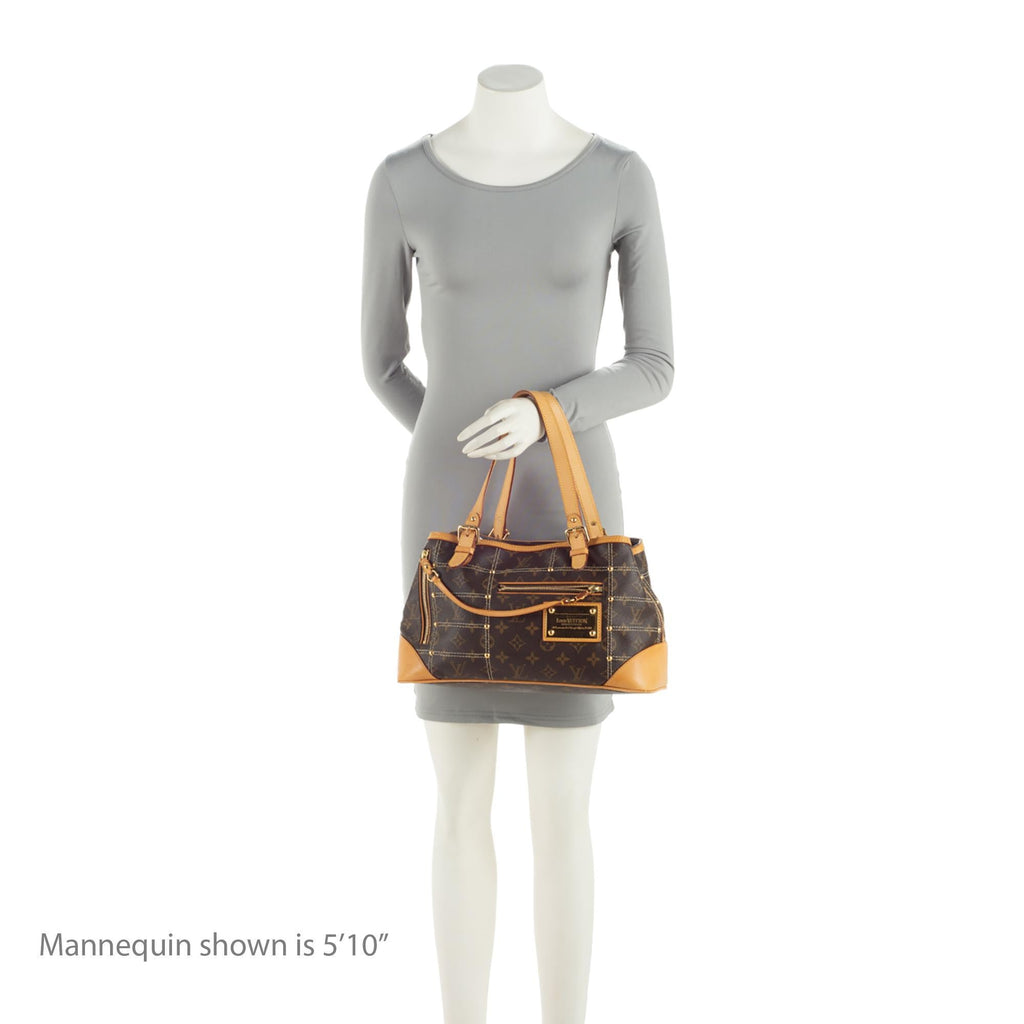 Louis Vuitton Limited Edition Monogram Canvas Riveting Satchel (SHF-mL6nuz)