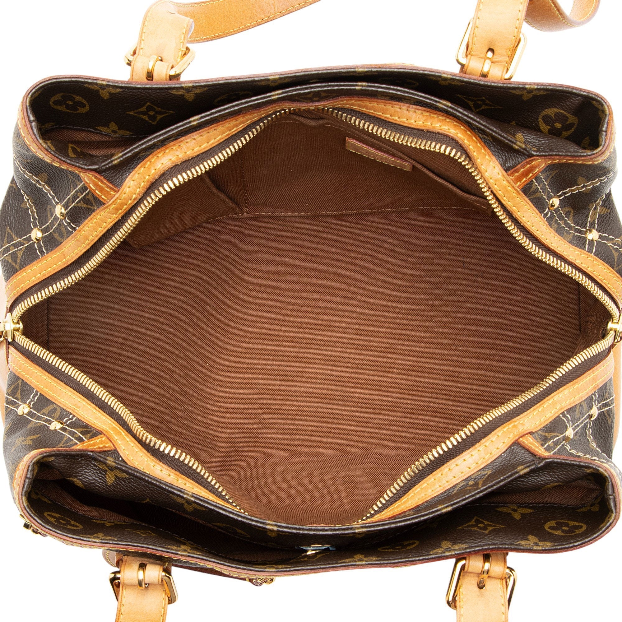 Louis Vuitton Limited Edition Monogram Canvas Riveting Satchel
