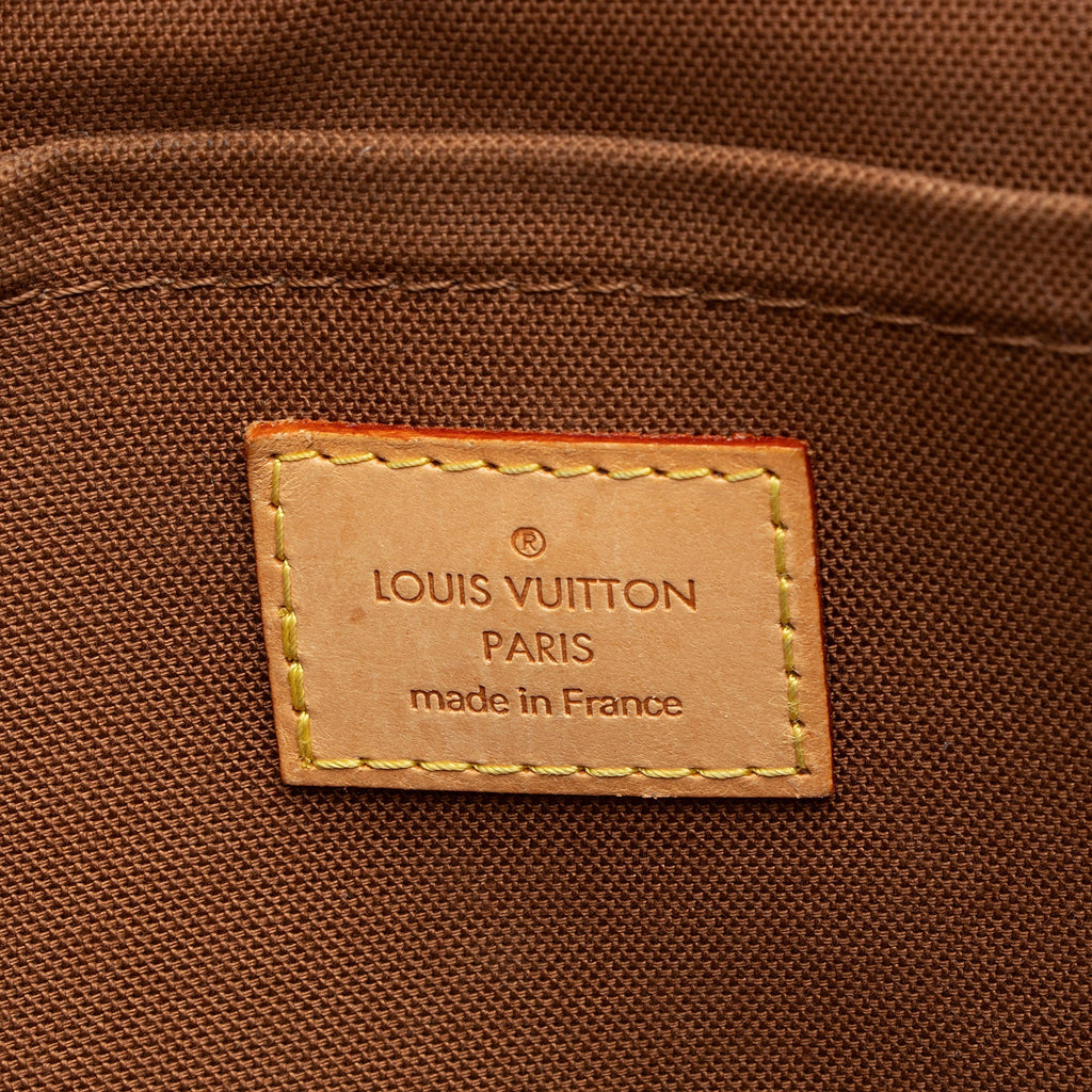 Louis Vuitton Limited Edition Monogram Canvas Riveting Satchel