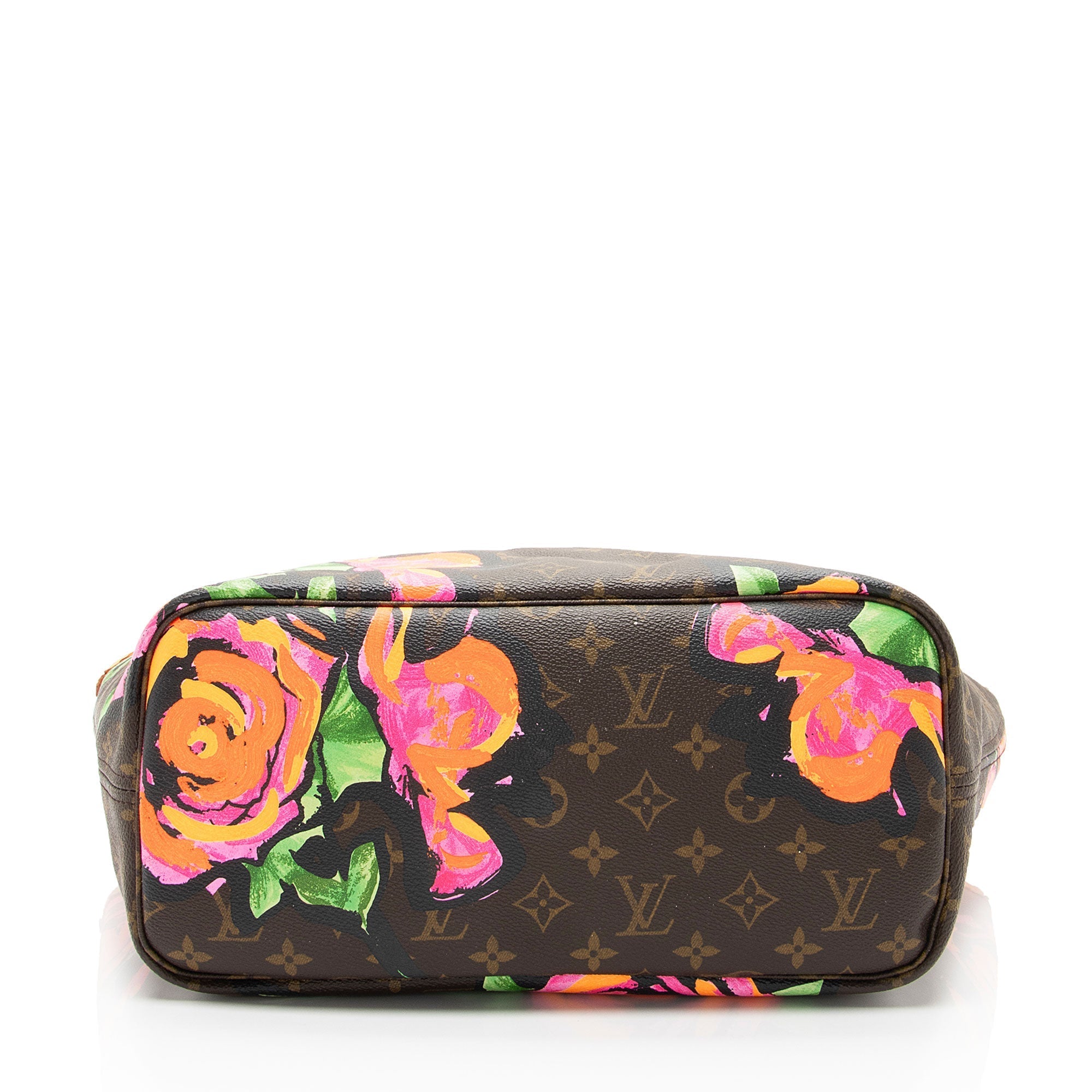 Louis Vuitton Limited Edition Monogram Canvas Roses Neverfull MM Tote