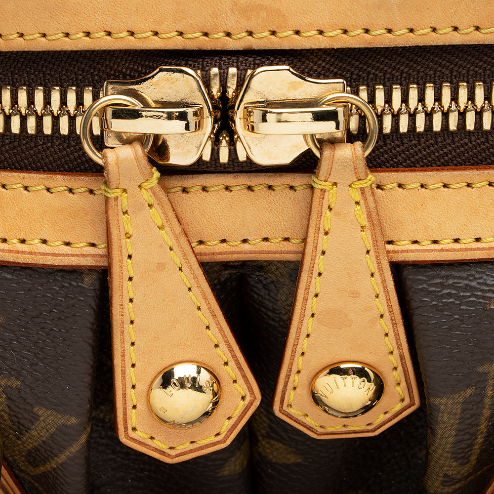 Louis Vuitton Limited Edition Monogram Canvas Stephen Satchel (SHF-22078)