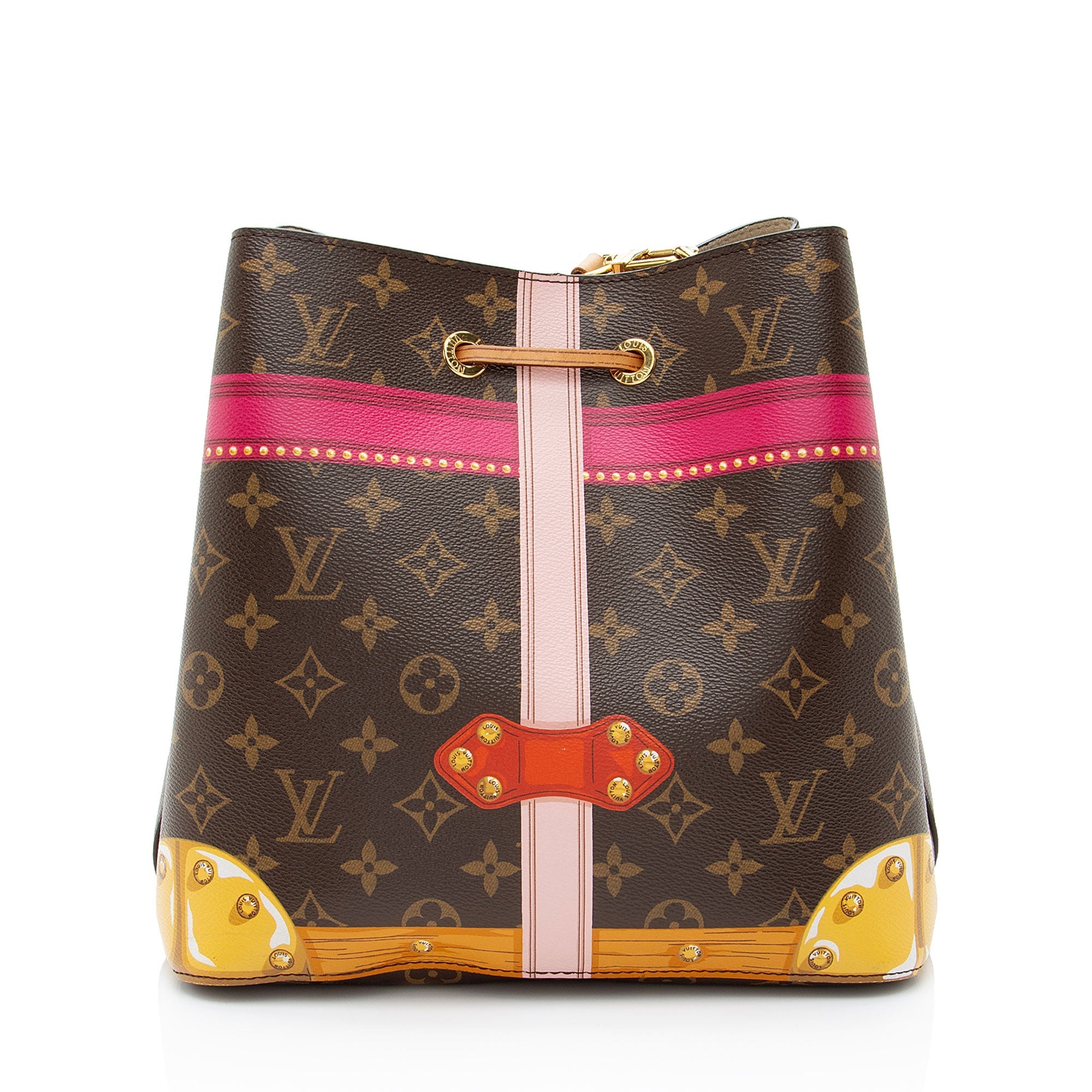 Louis Vuitton Limited Edition Monogram Canvas Summer Trunk Neonoe MM Shoulder Bag