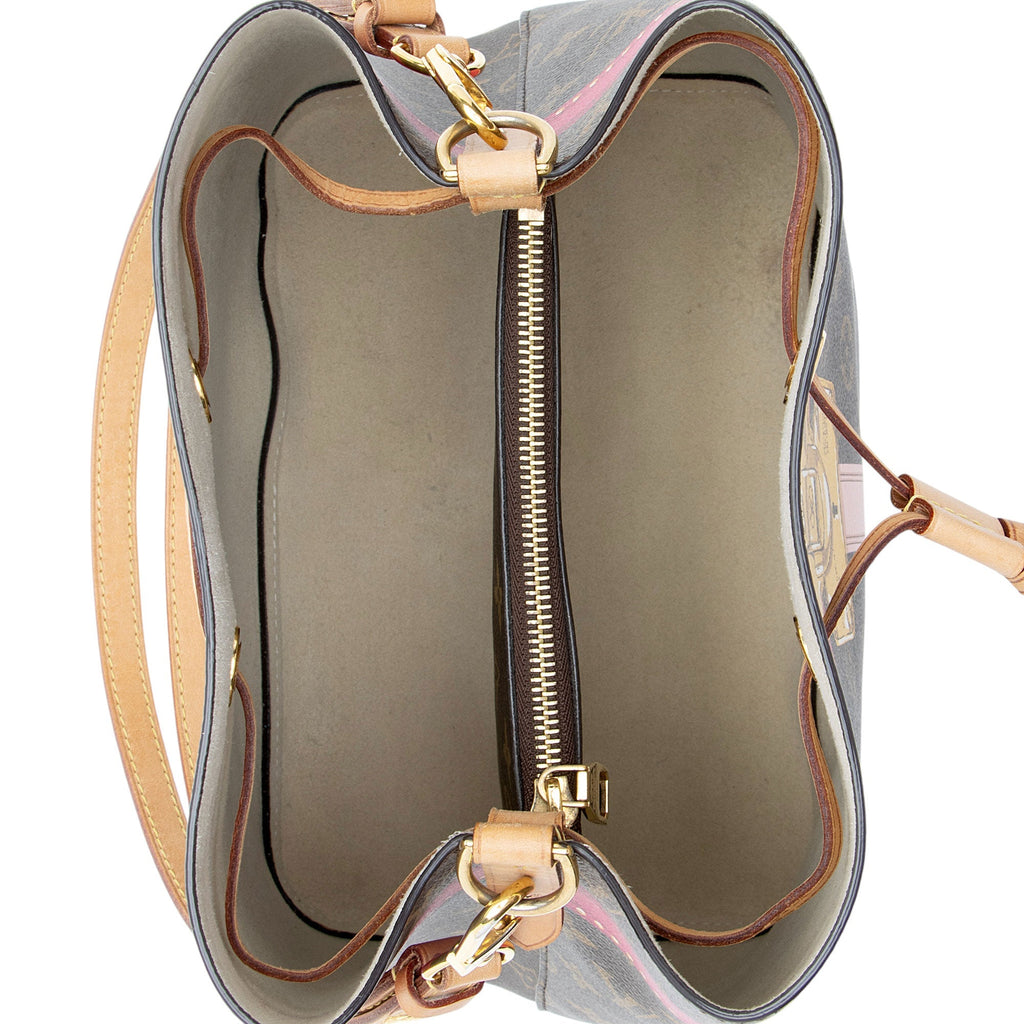 Louis Vuitton Limited Edition Monogram Canvas Summer Trunk Neonoe MM Shoulder Bag