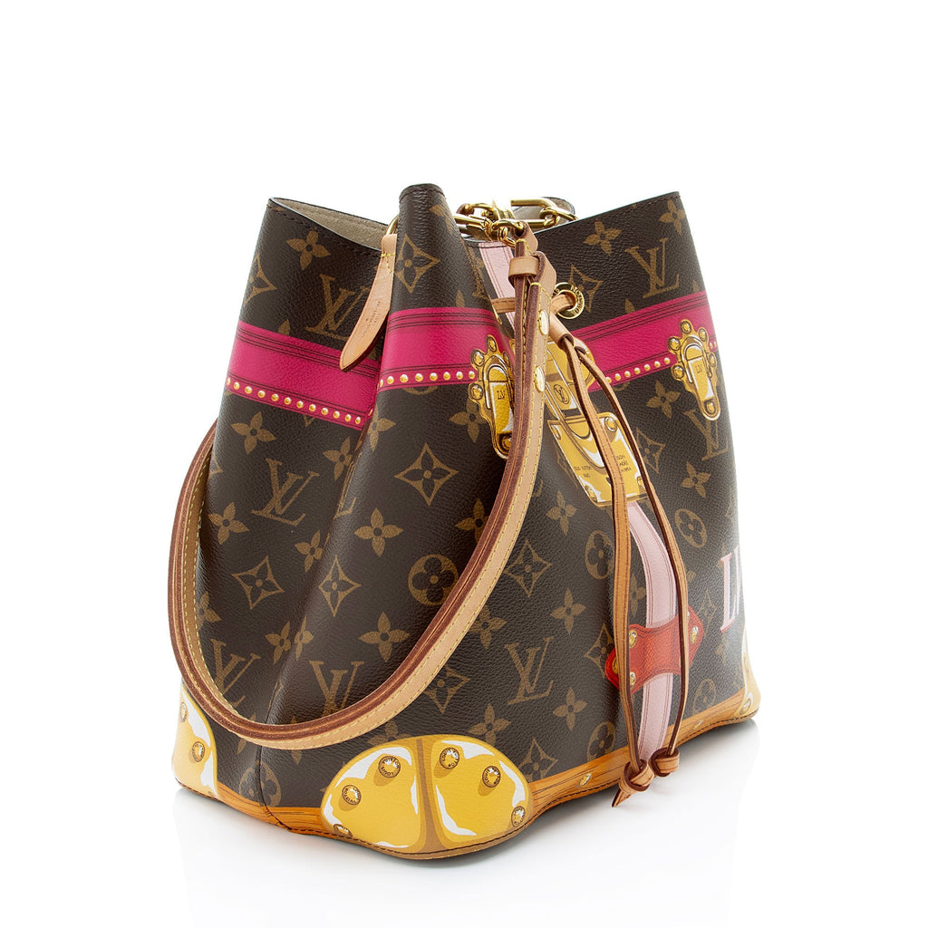 Louis Vuitton Limited Edition Monogram Canvas Summer Trunk Neonoe MM Shoulder Bag