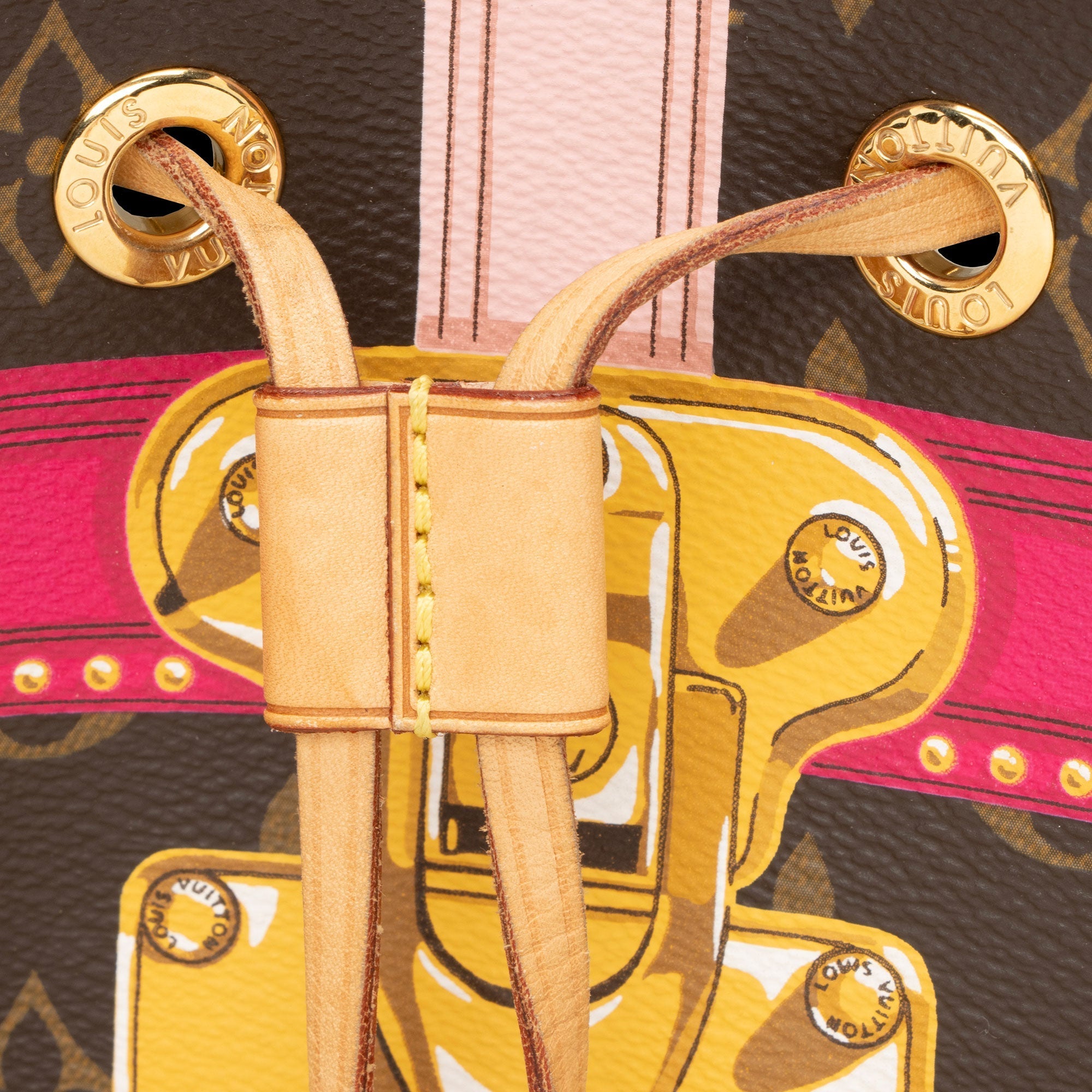Louis Vuitton Limited Edition Monogram Canvas Summer Trunk Neonoe MM Shoulder Bag