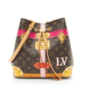 Louis Vuitton Limited Edition Monogram Canvas Summer Trunk Neonoe MM Shoulder Bag