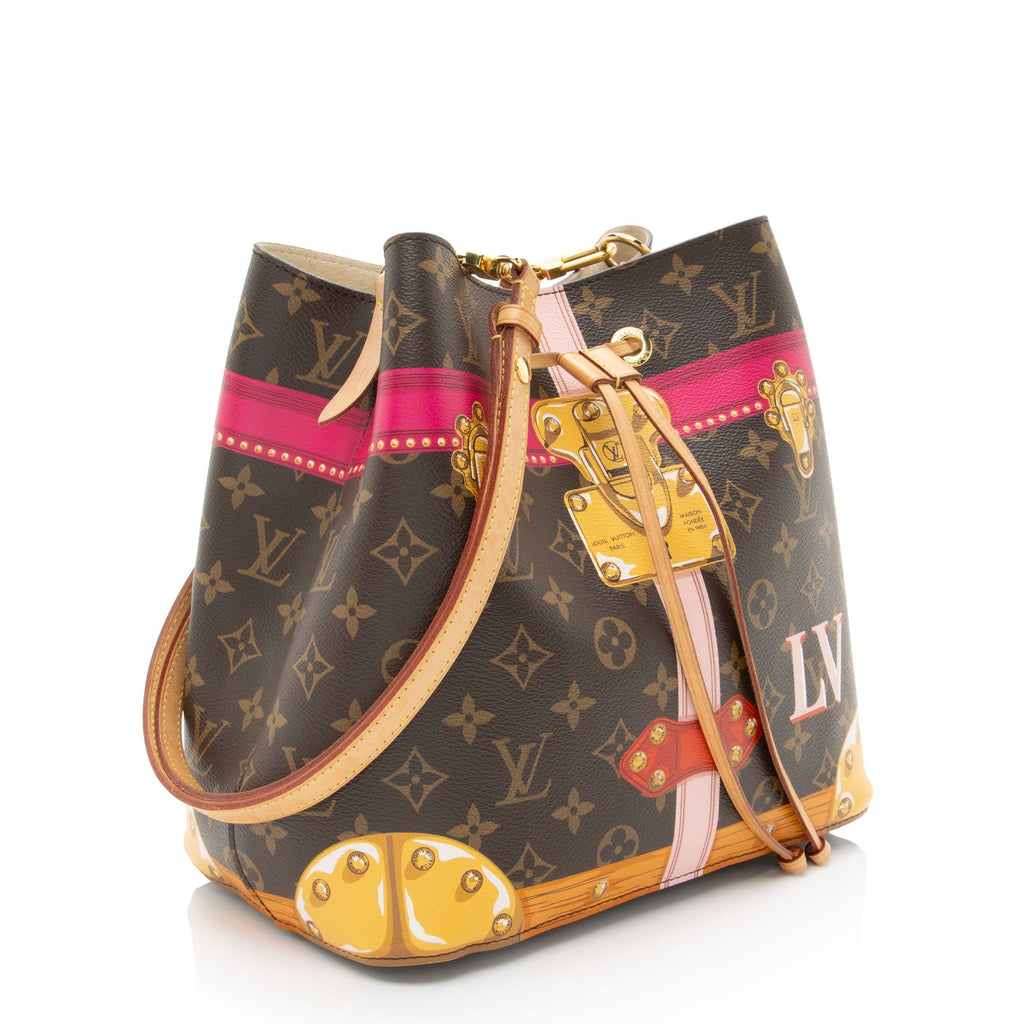 Louis Vuitton Limited Edition Monogram Canvas Summer Trunk Neonoe MM Shoulder Bag