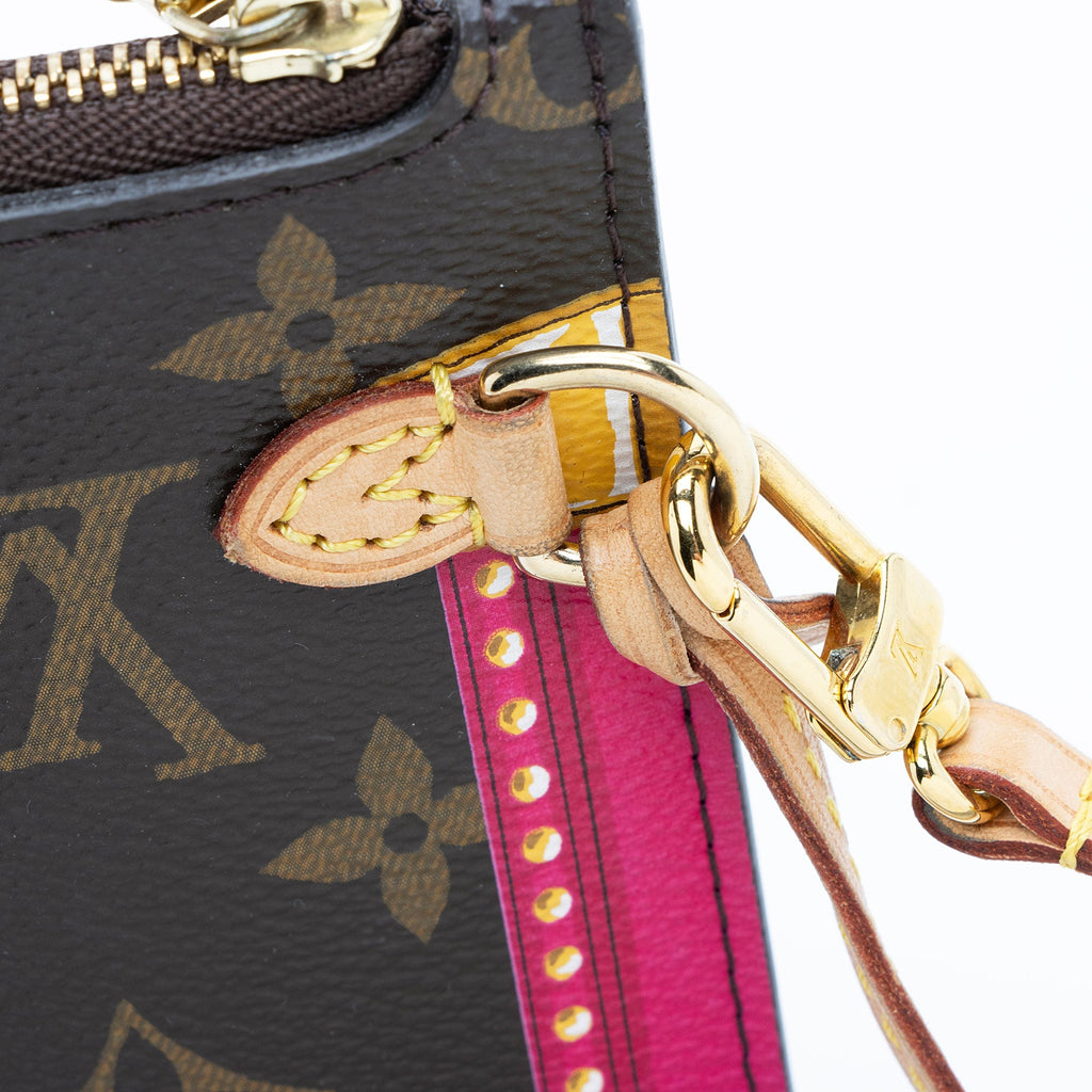 Louis Vuitton Limited Edition Monogram Canvas Summer Trunk Neverfull MM Pochette