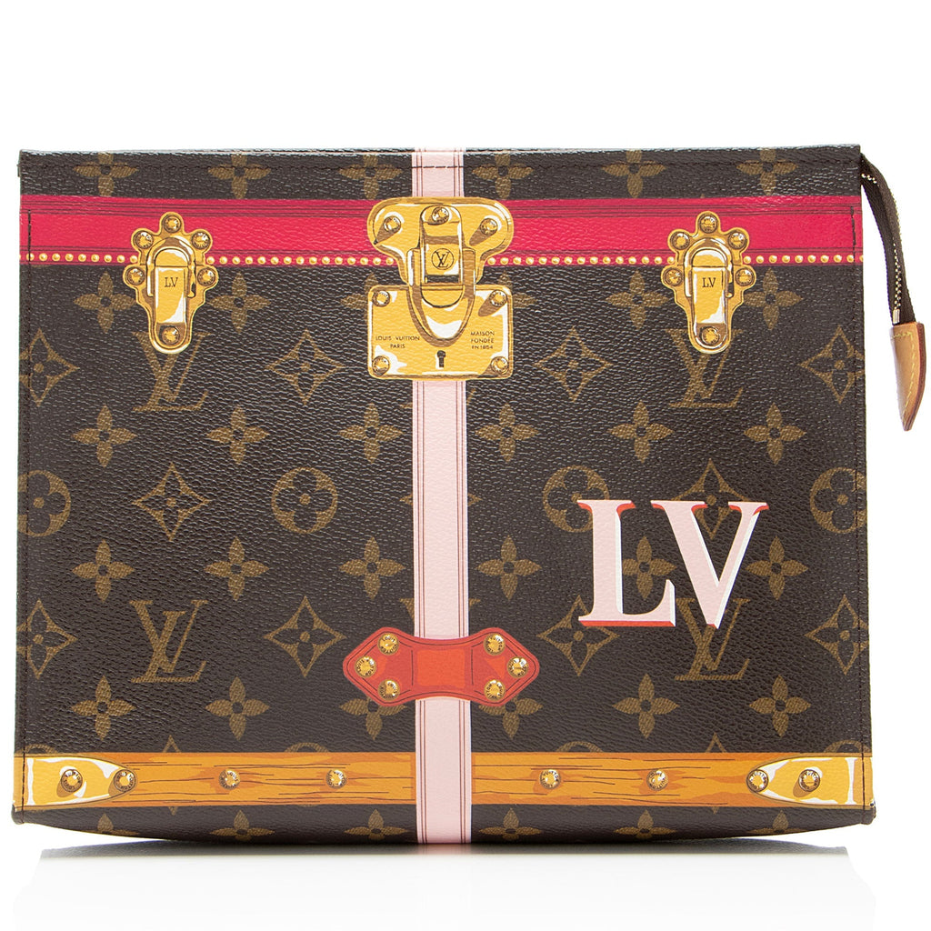 Louis Vuitton Limited Edition Monogram Canvas Summer Trunk Toiletry Pouch 26