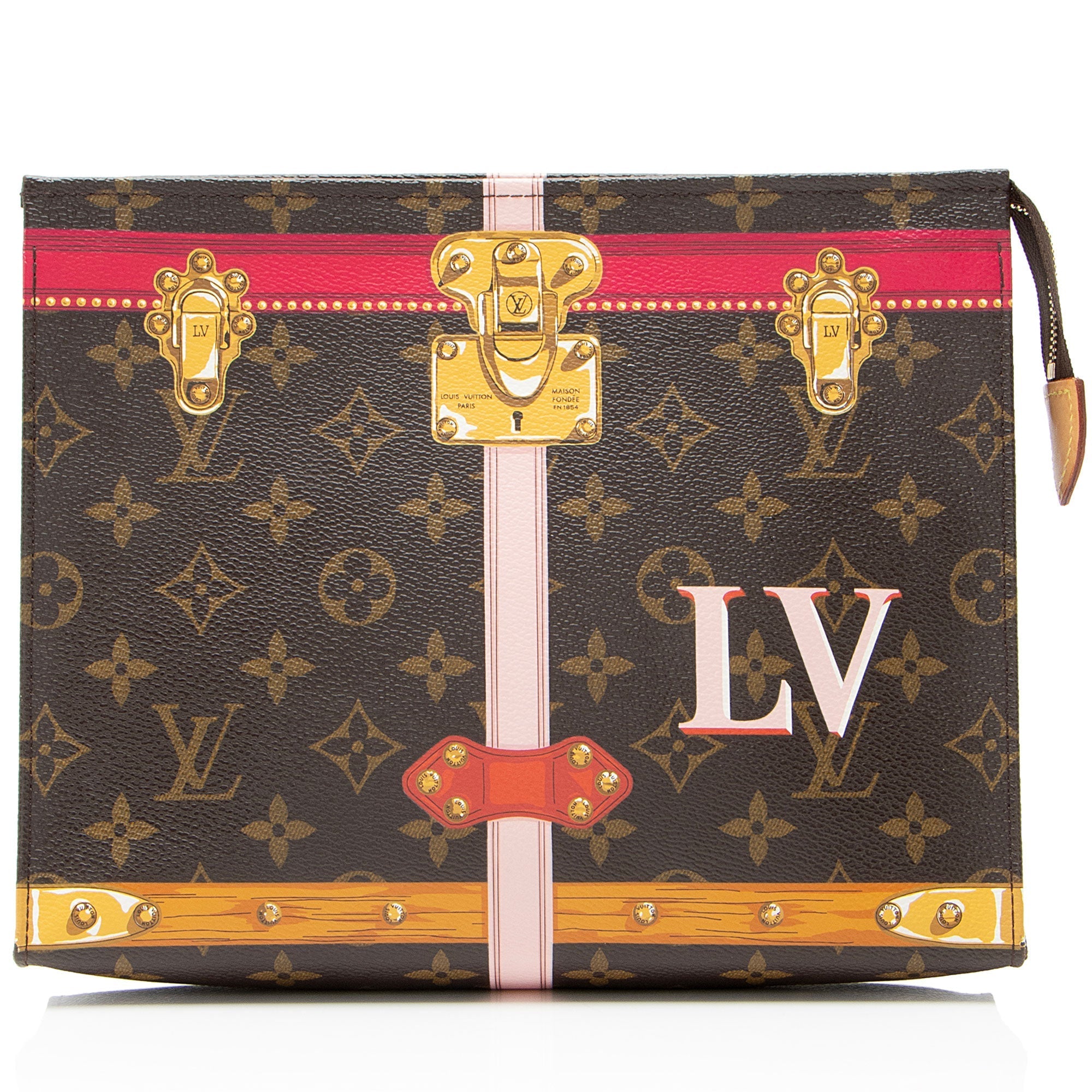 Louis Vuitton Limited Edition Monogram Canvas Summer Trunk Toiletry Pouch 26