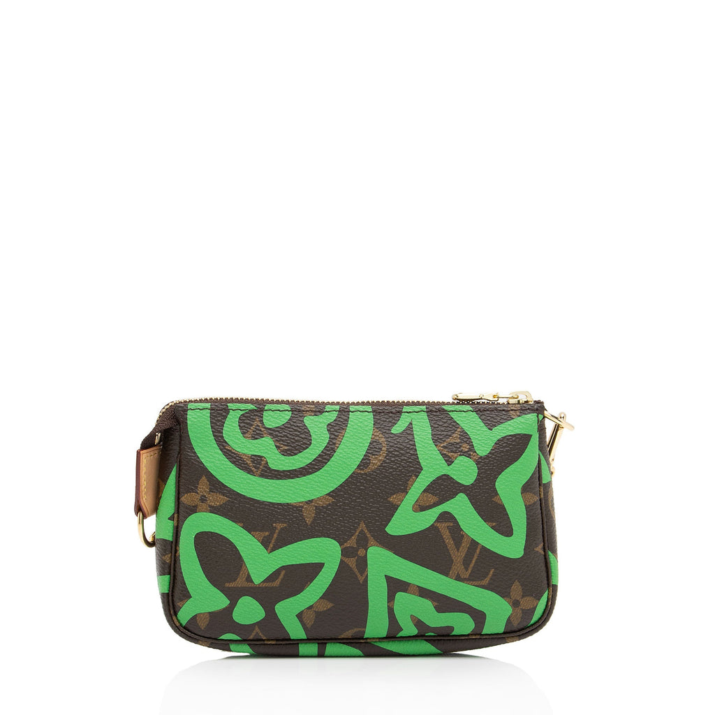 Louis Vuitton Limited Edition Monogram Canvas Tahitienne Hawaii Mini Pochette Accessoires (SHF-zIuDV5)