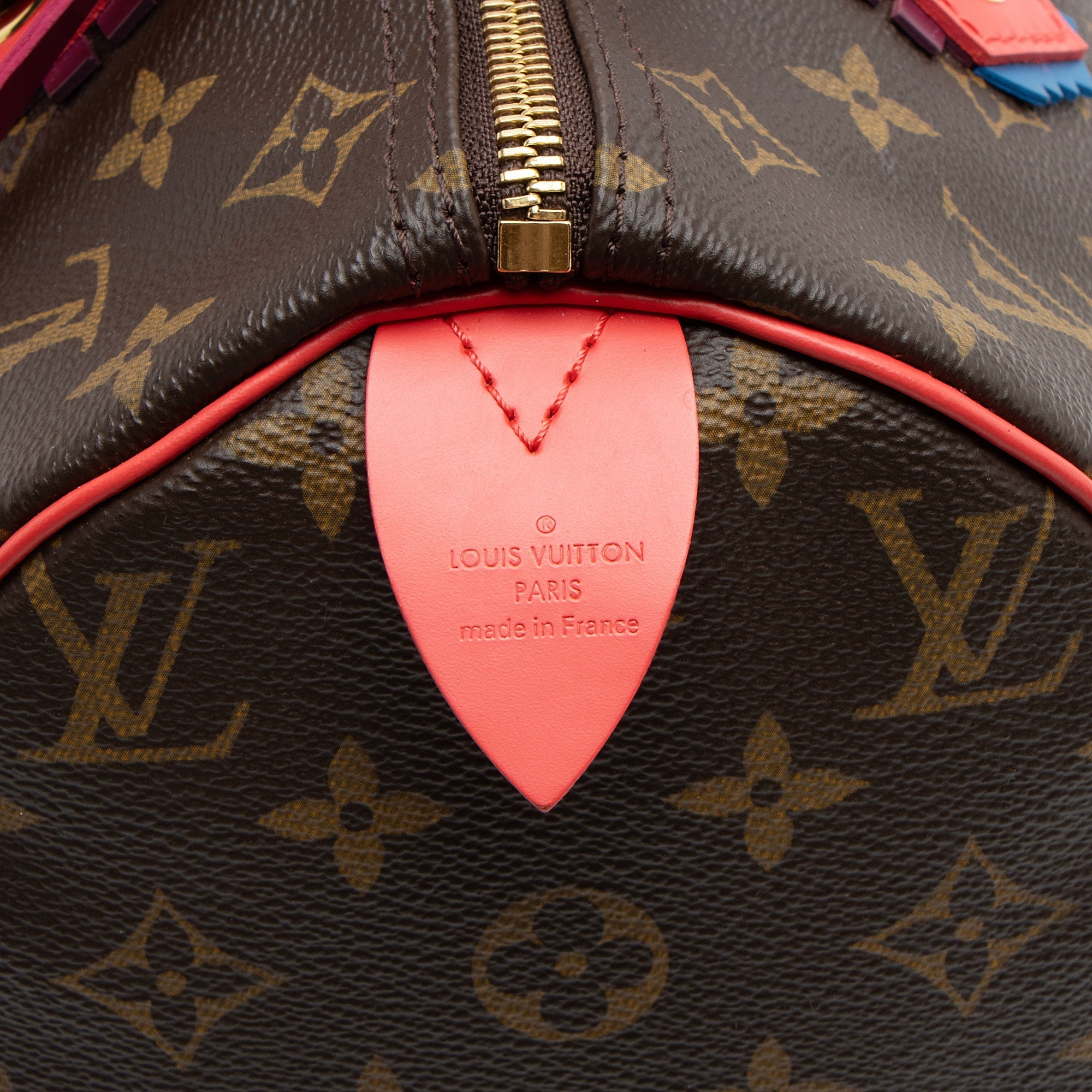 Louis Vuitton Limited Edition Monogram Canvas Totem Speedy 30 Satchel (SHF-emv1sU)